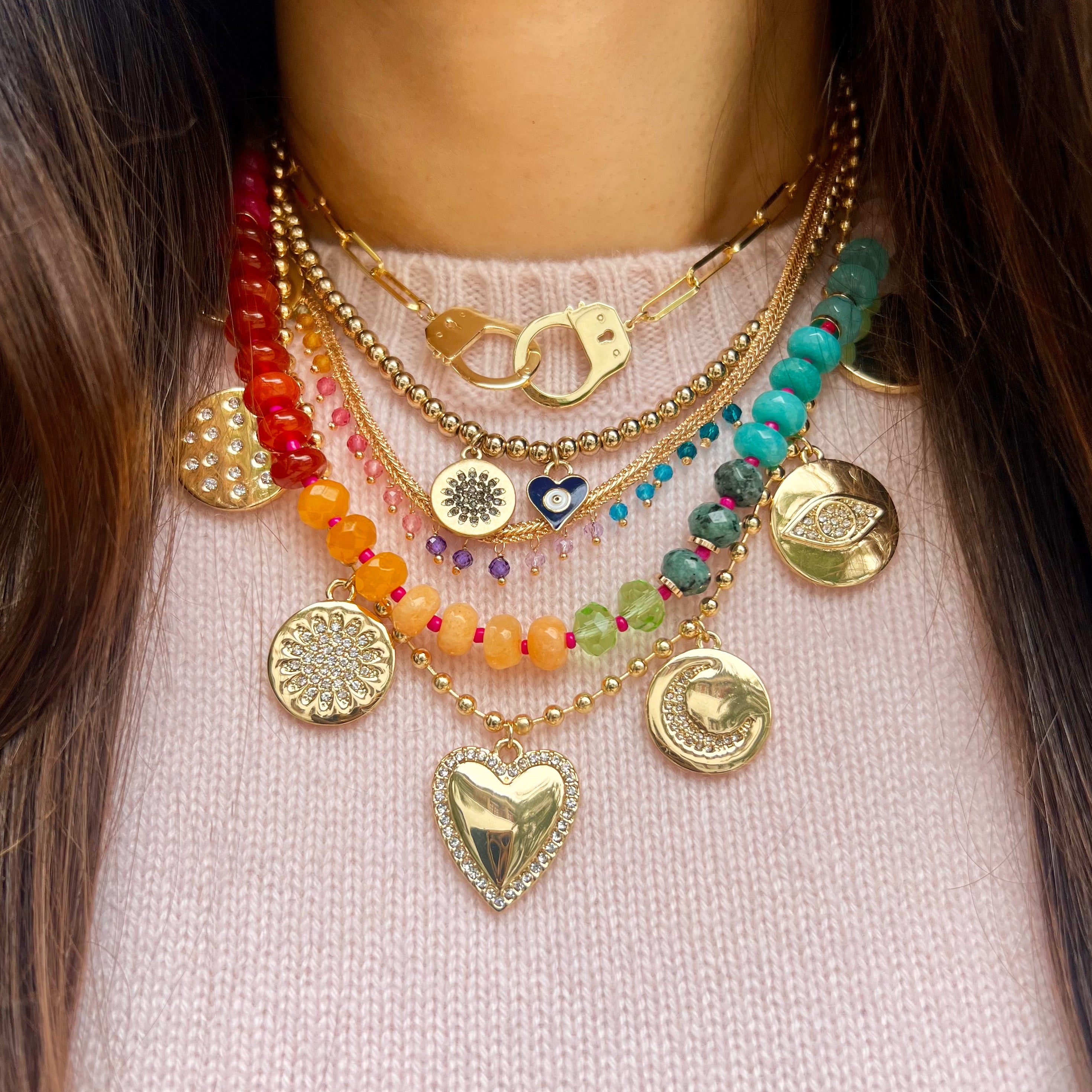 Multi Charm Necklace