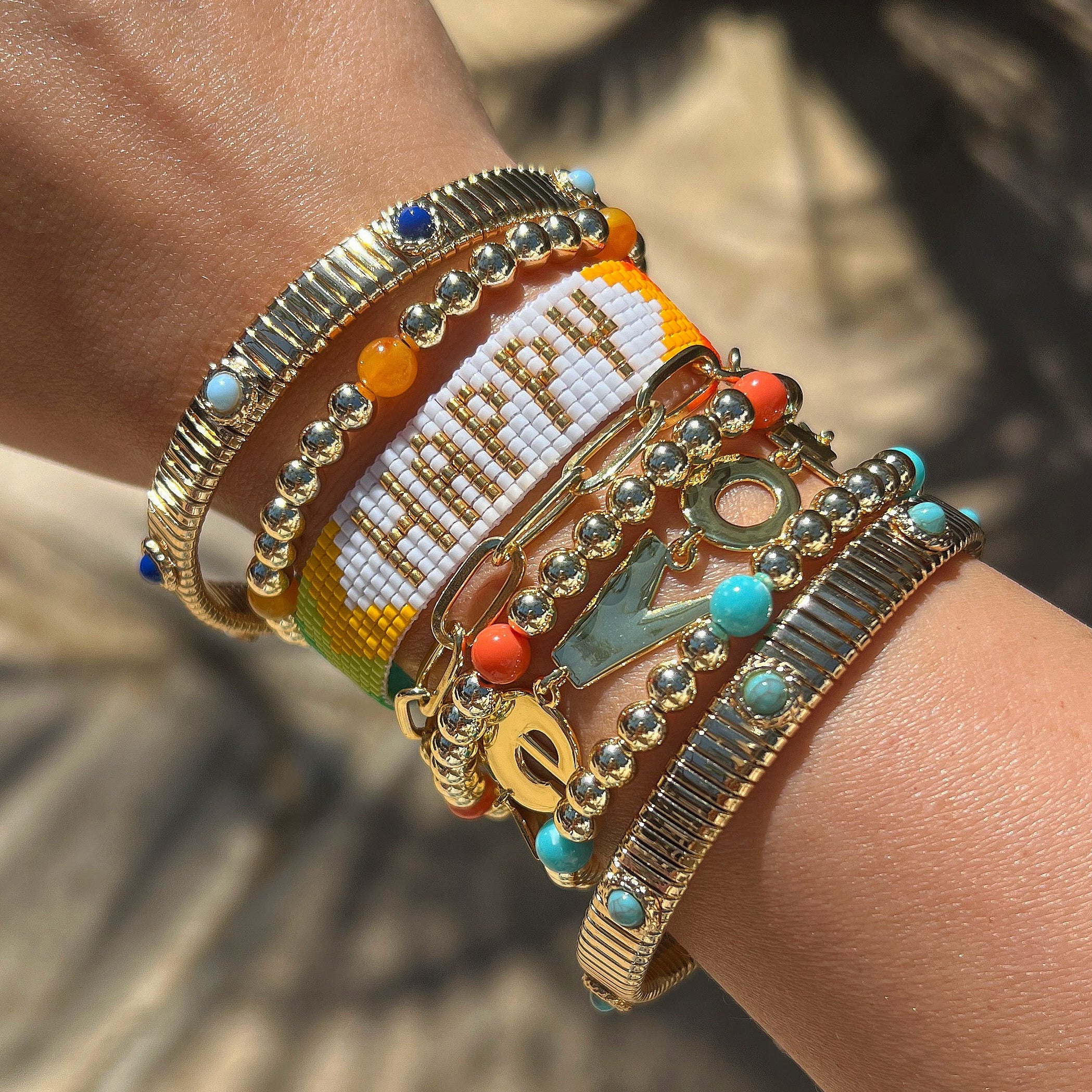 Beaded Bracelet Set