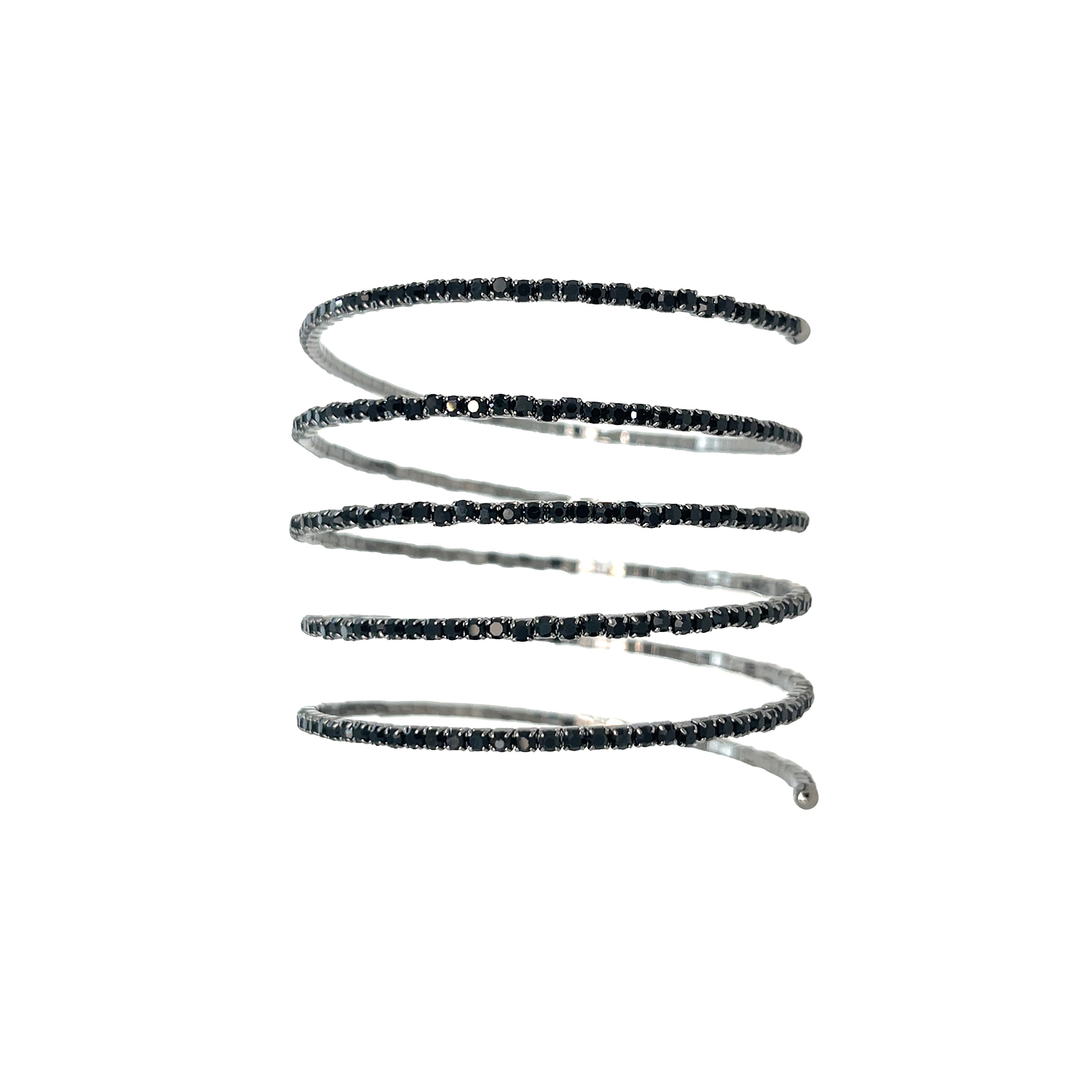 CZ 5 Row Elastic Bangle Bracelet
Oxidized Plating
0.45" Wide
While supplies last. All Deals Of The Day sales are FINAL SALE.