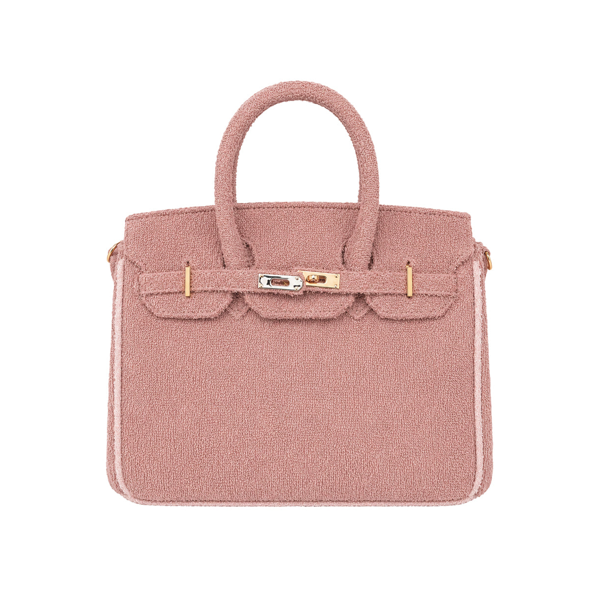 Dusty Rose Terry Handbag