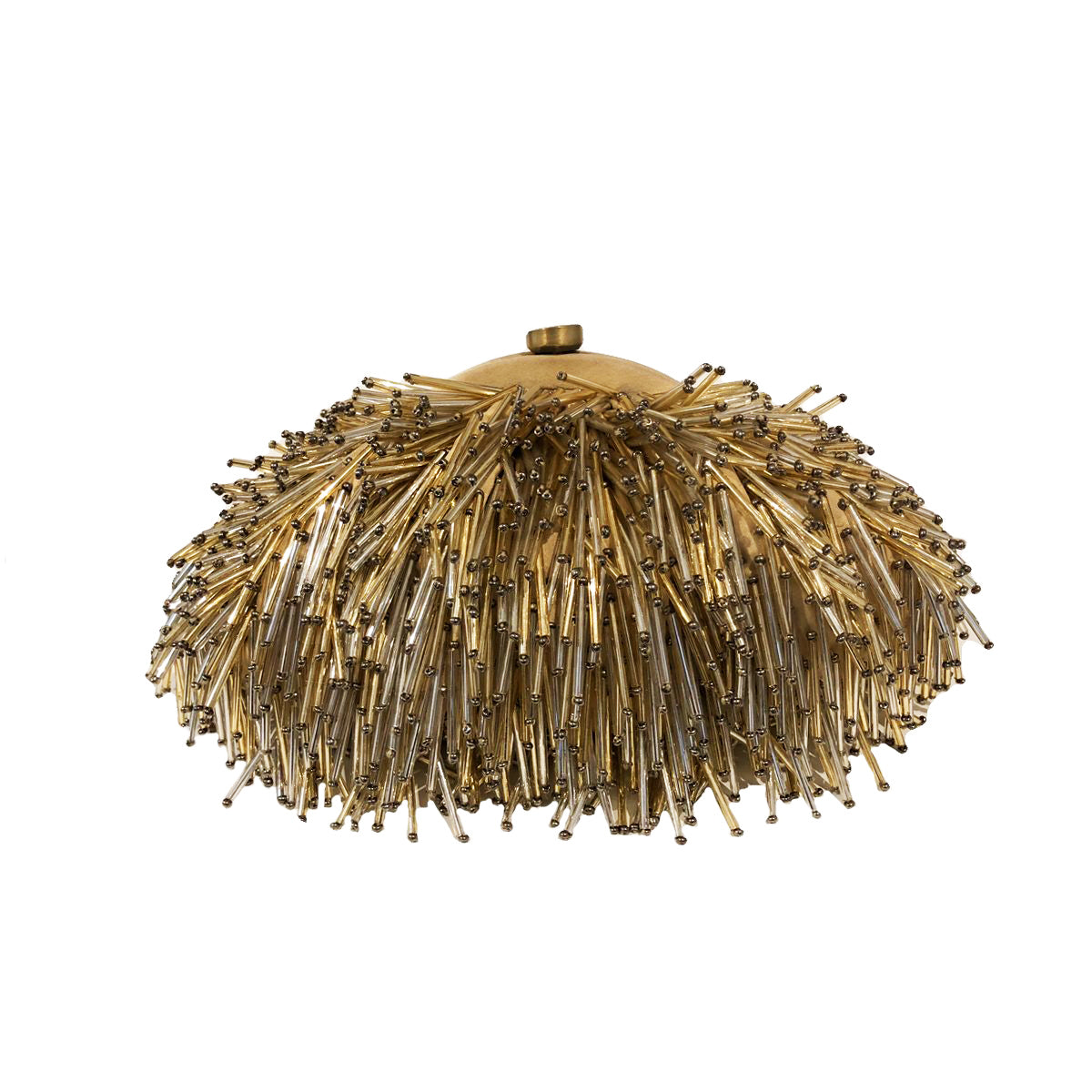 Gold Fringe Clutch