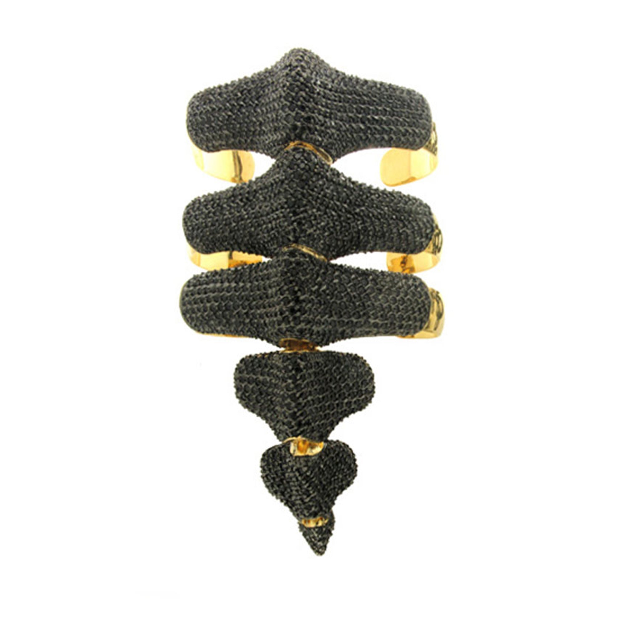 Black Dino Cuff Bracelet
