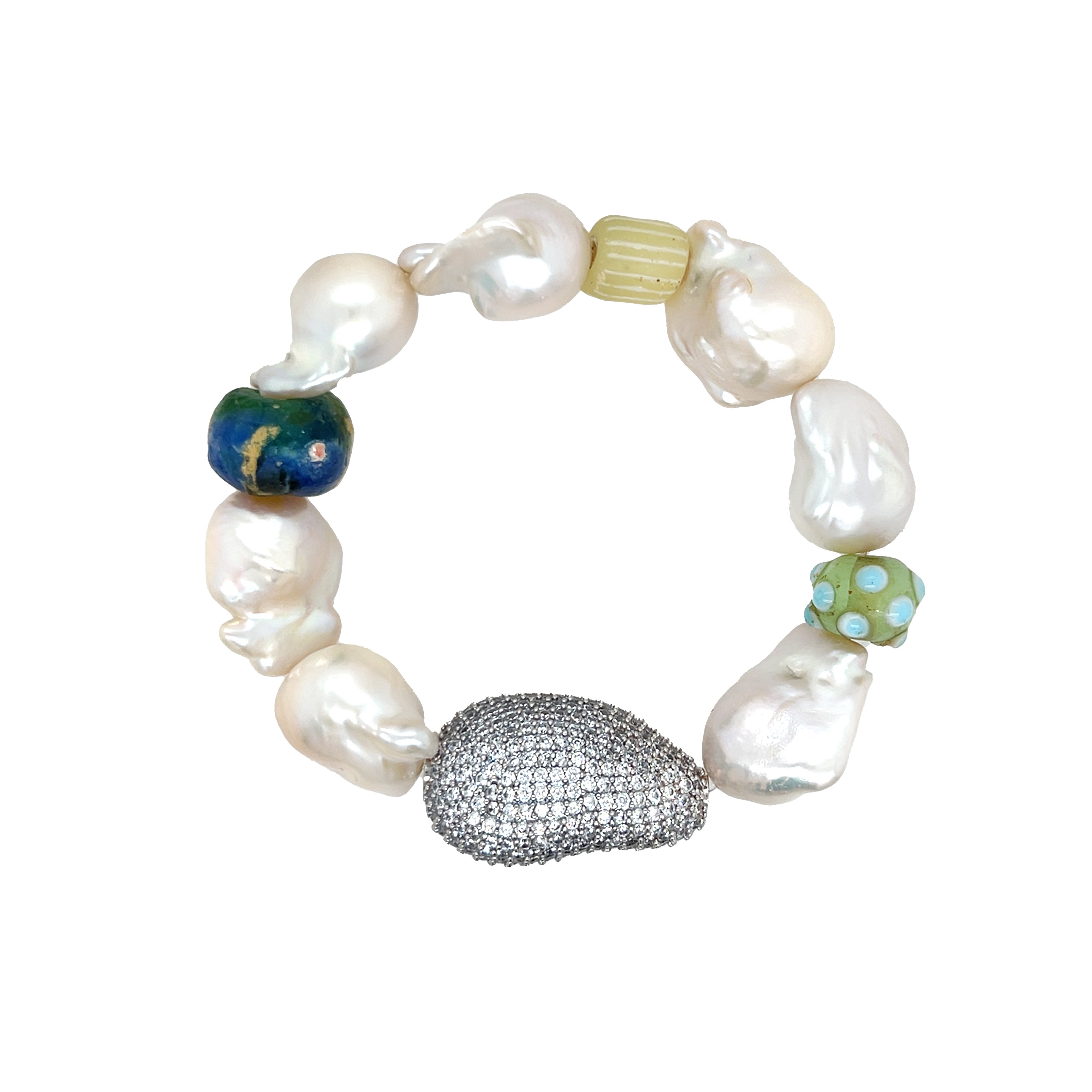 Bead & Pearl Bracelet