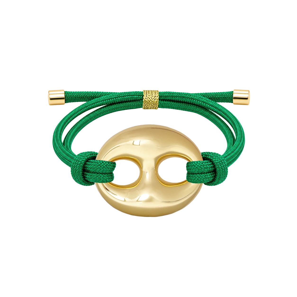 Adjustable Gold Mariner Link Bracelet
Bright, playful, and endlessly stackable. The Adjustable Gold Mariner Link Bracelet pairs a yellow gold plated mariner link and adjustable closure with vibrant rope cords for a fresh take on everyday style. It's the perfect pop of color for any wrist stack. Available in vibrant colors to complement every outfit.
Yellow Gold Plated
Link: 1.5" Long X 1.8" Wide
Adjustable sliding closure