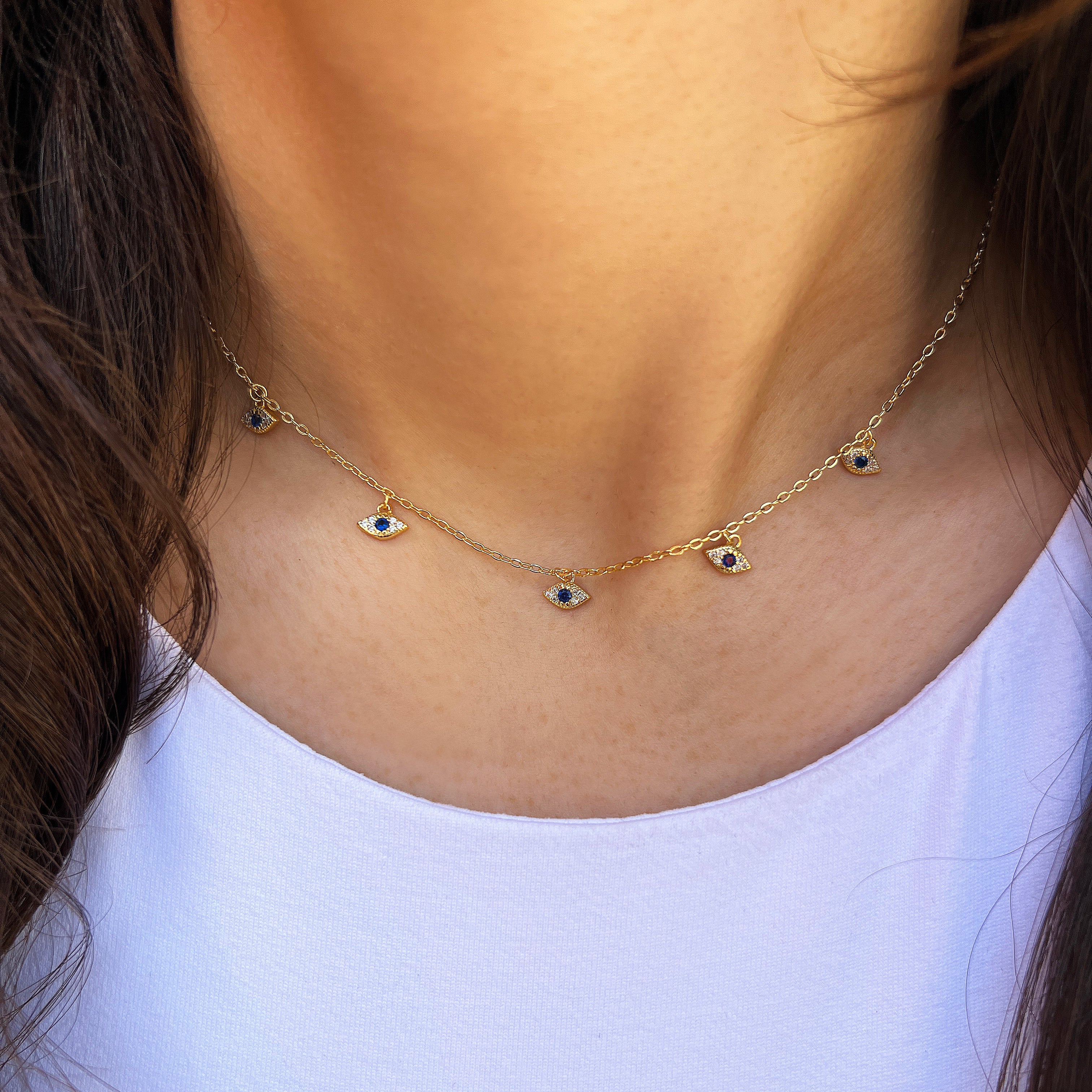 SALE Mini Eye Necklace