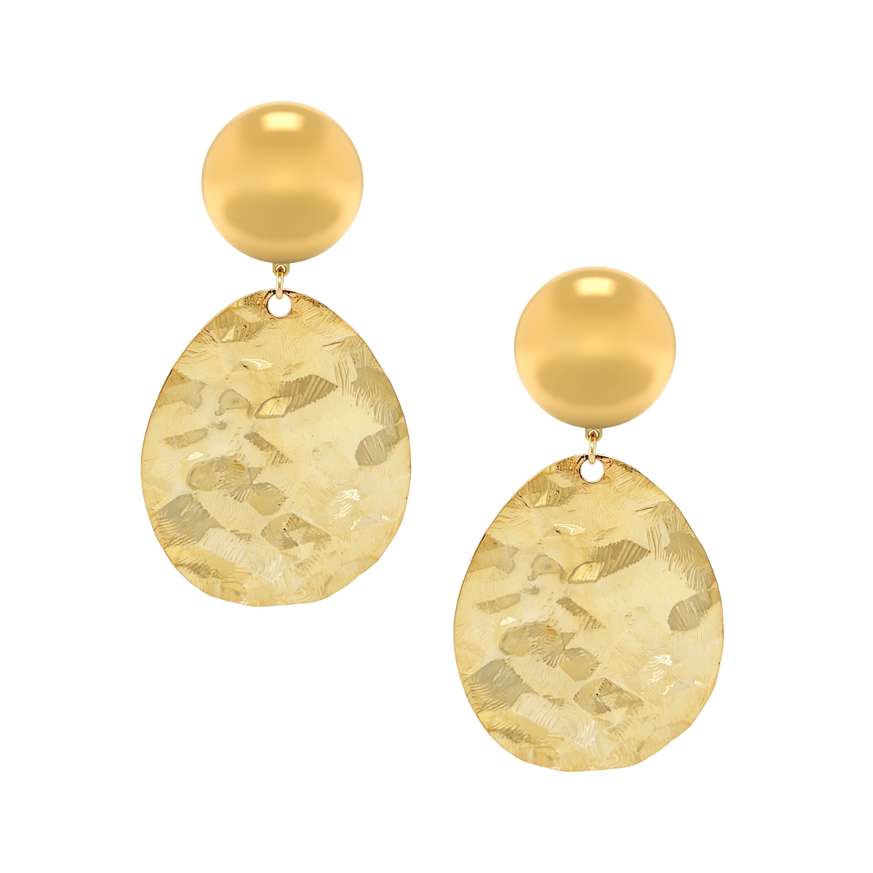 Tear Drop Clip On Earrings