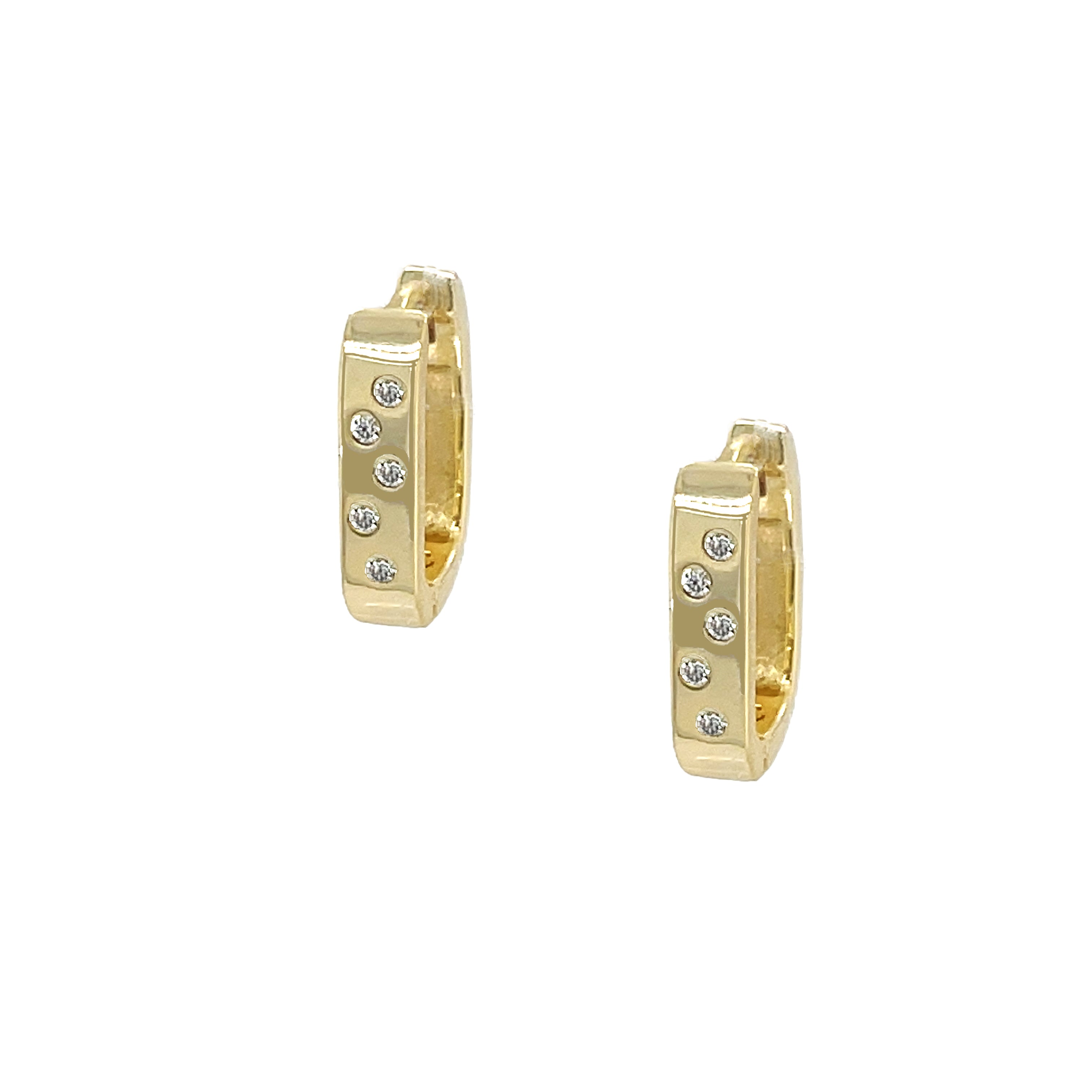 CZ Rectangle Huggie Pierced Earrings
Yellow Gold Plated Over Silver
0.5" Long X 0.35" Wide
While supplies last. All Deals Of The Day sales are FINAL SALE.