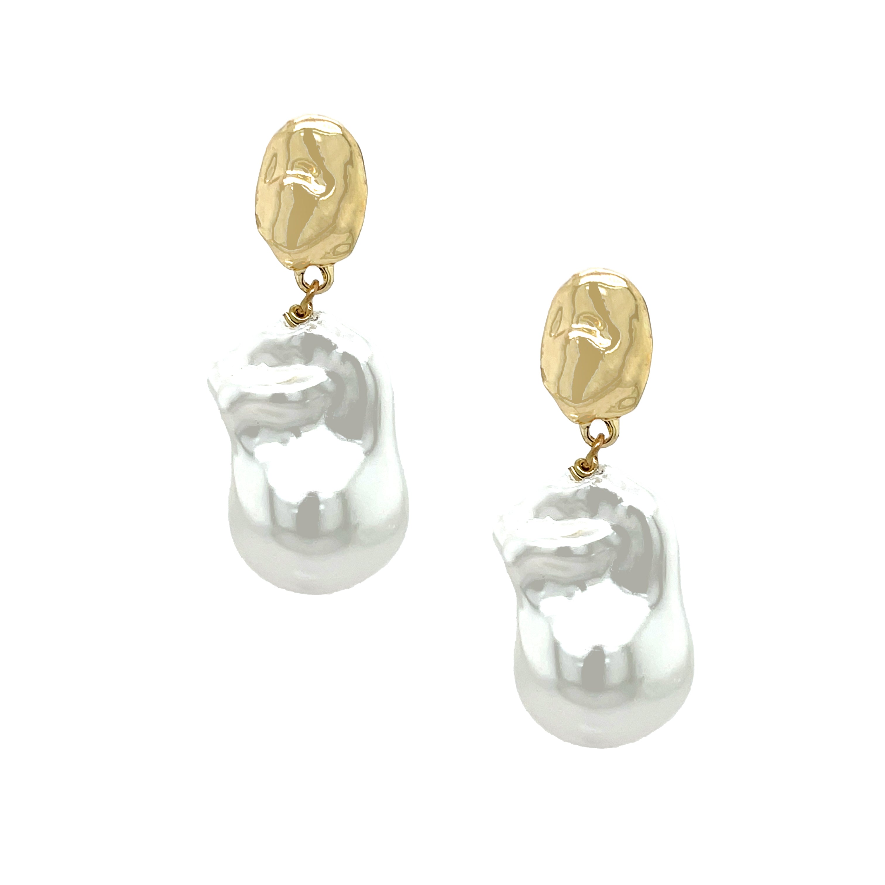 Faux Pearl Drop Pierced Earrings
Elevate your look with these Pearl Drop Earrings, where elegant pearls embody timeless beauty. These statement earrings offer a sophisticated charm, perfect for adding a subtle yet chic accent to your look.
Yellow Gold Plated
1.55" Long X 0.56" Wide