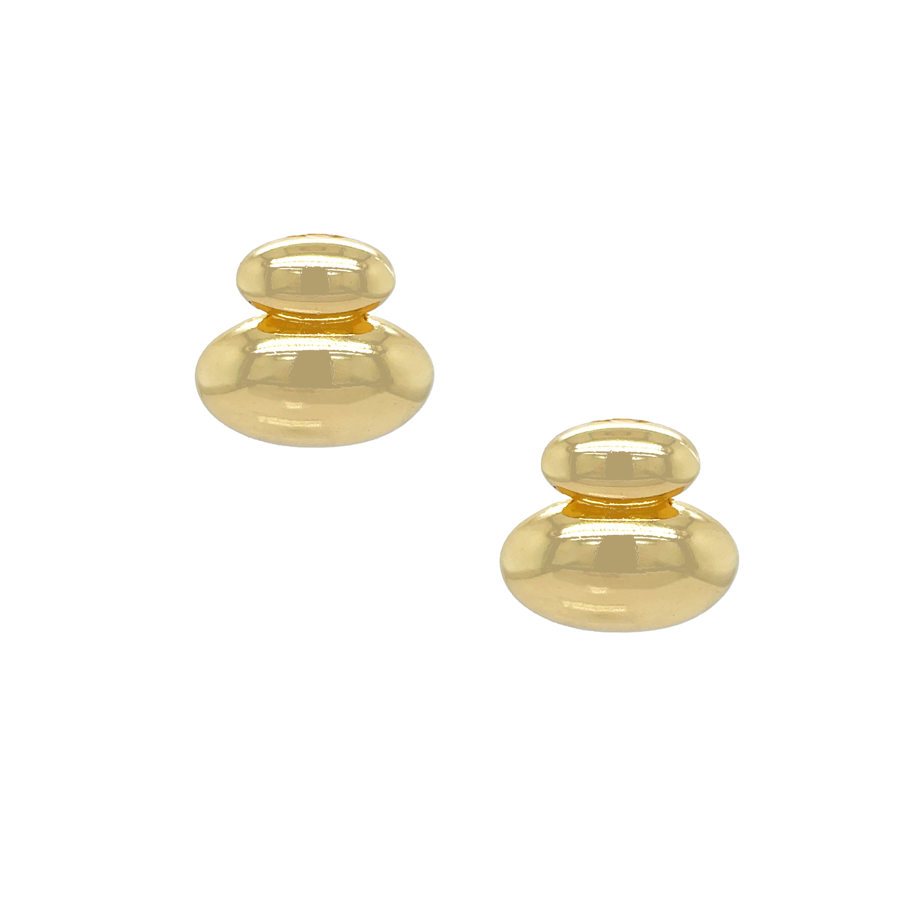 Oval Stud Earrings