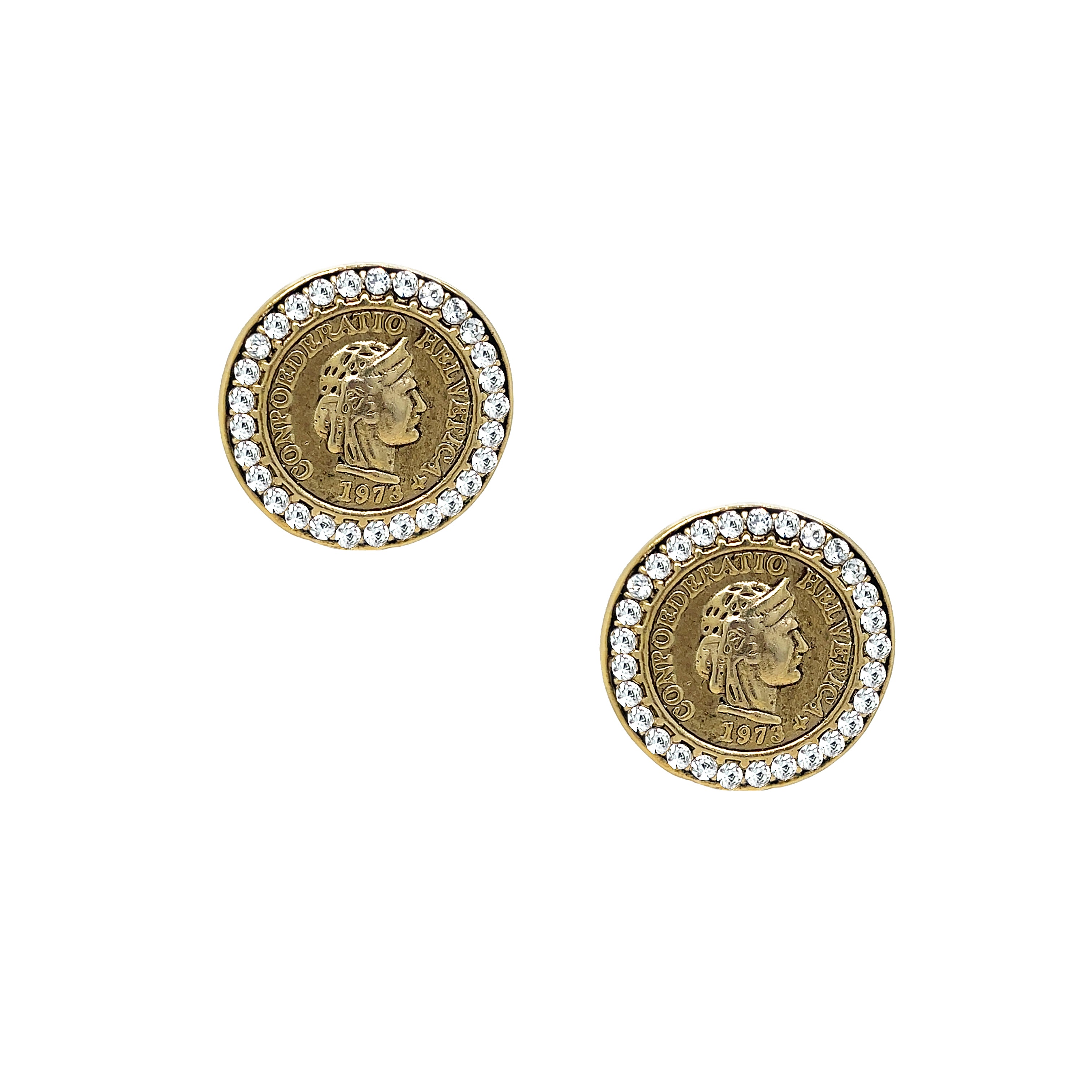 Clip On CZ Coin Earrings
Upgrade your style with our Clip On Coin Earrings. These unique earrings make a statement with their one-of-a-kind design. Enjoy a sophisticated and trendy look with these chic coin earrings.
Yellow Gold Plated
0.97" Wide