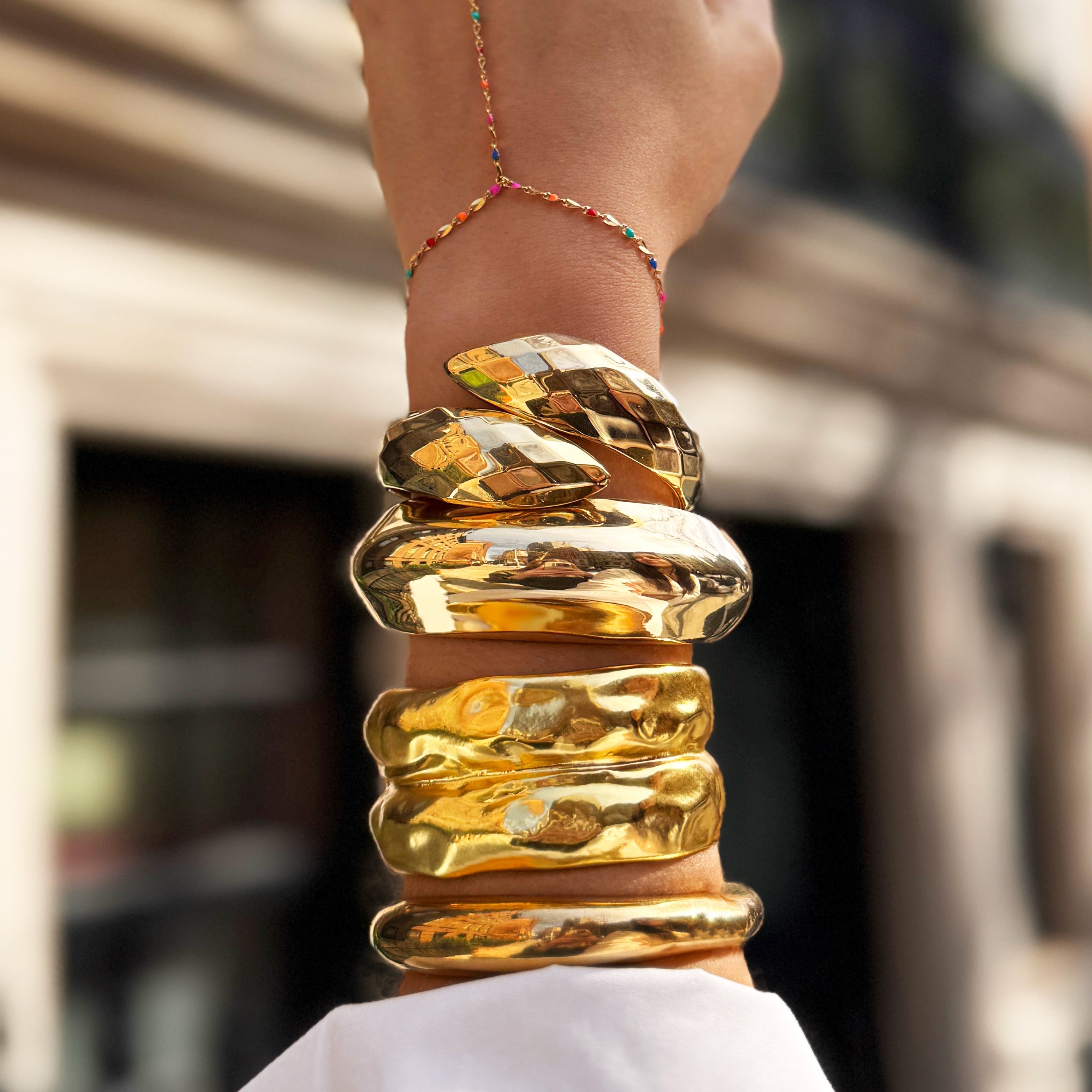 Bubble Cuff Bracelet