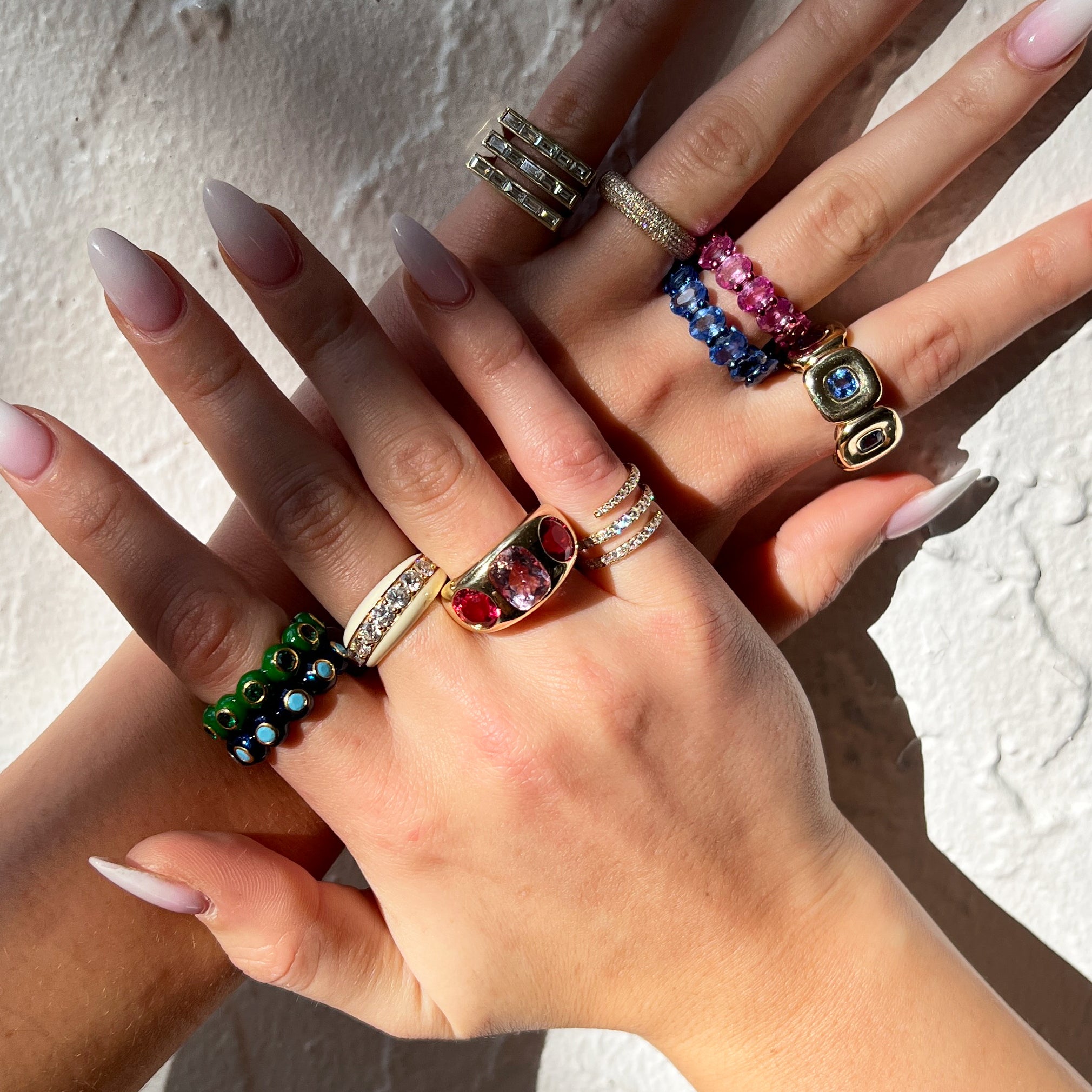 Triple Stone Ring