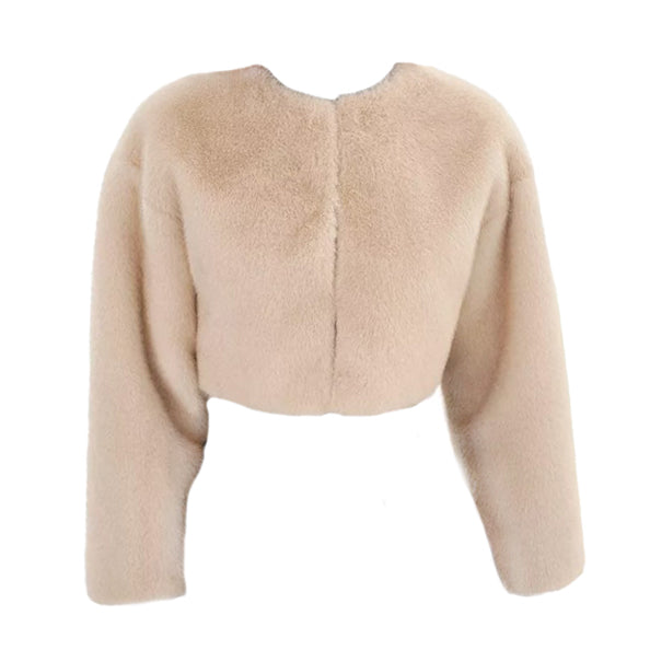 Angora Faux Fur Jacket