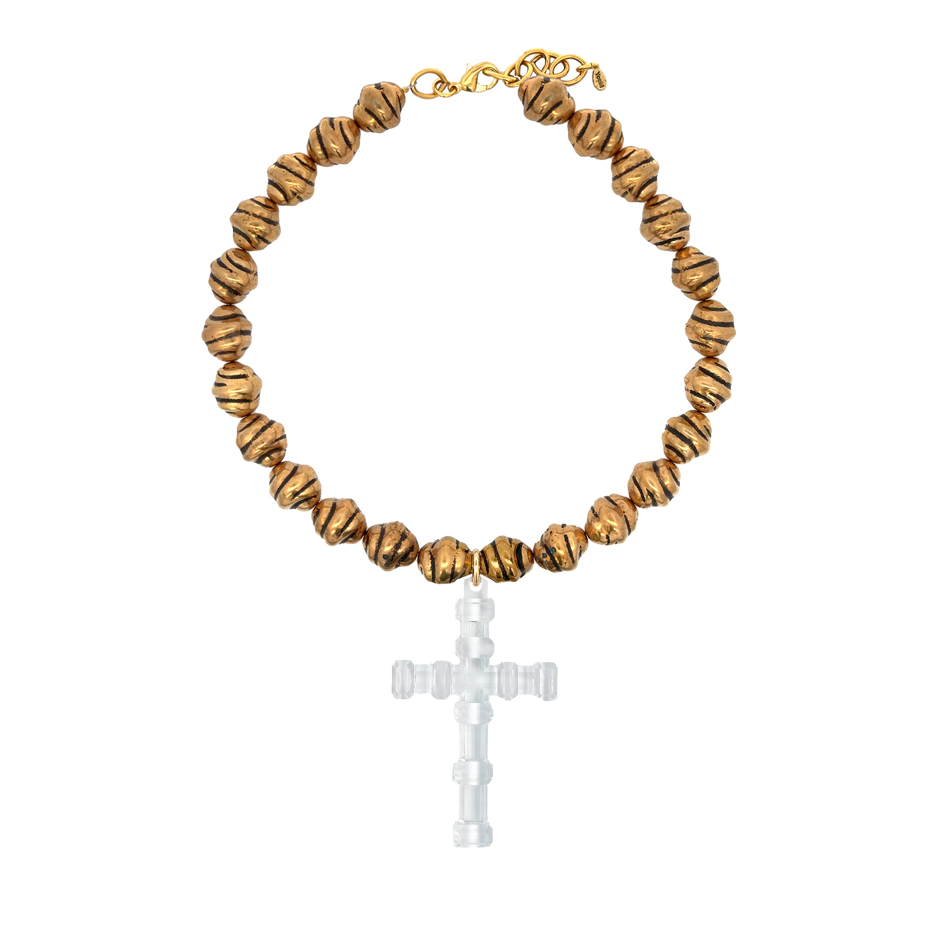 Beaded Cross Necklace