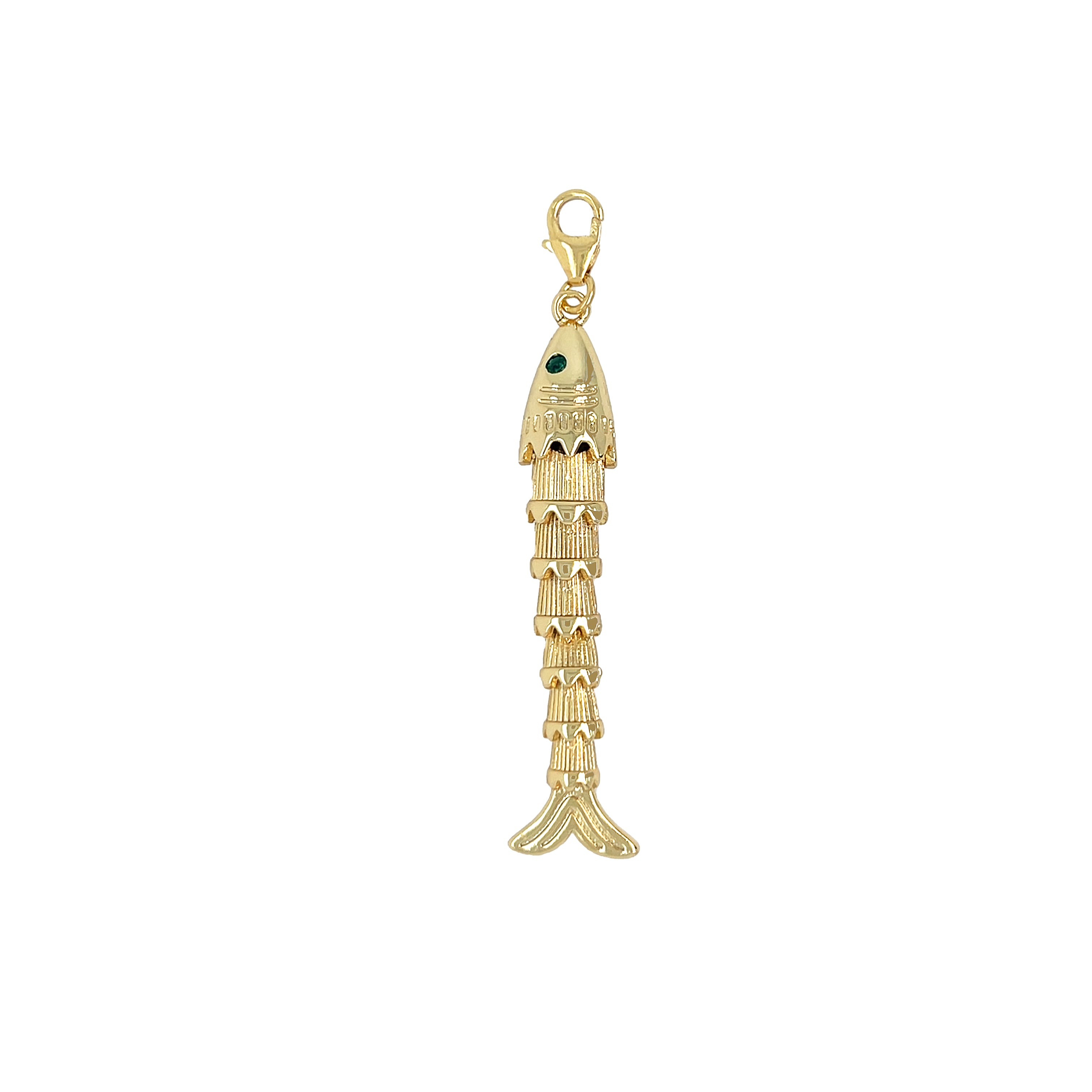 Elongated Fish Charm