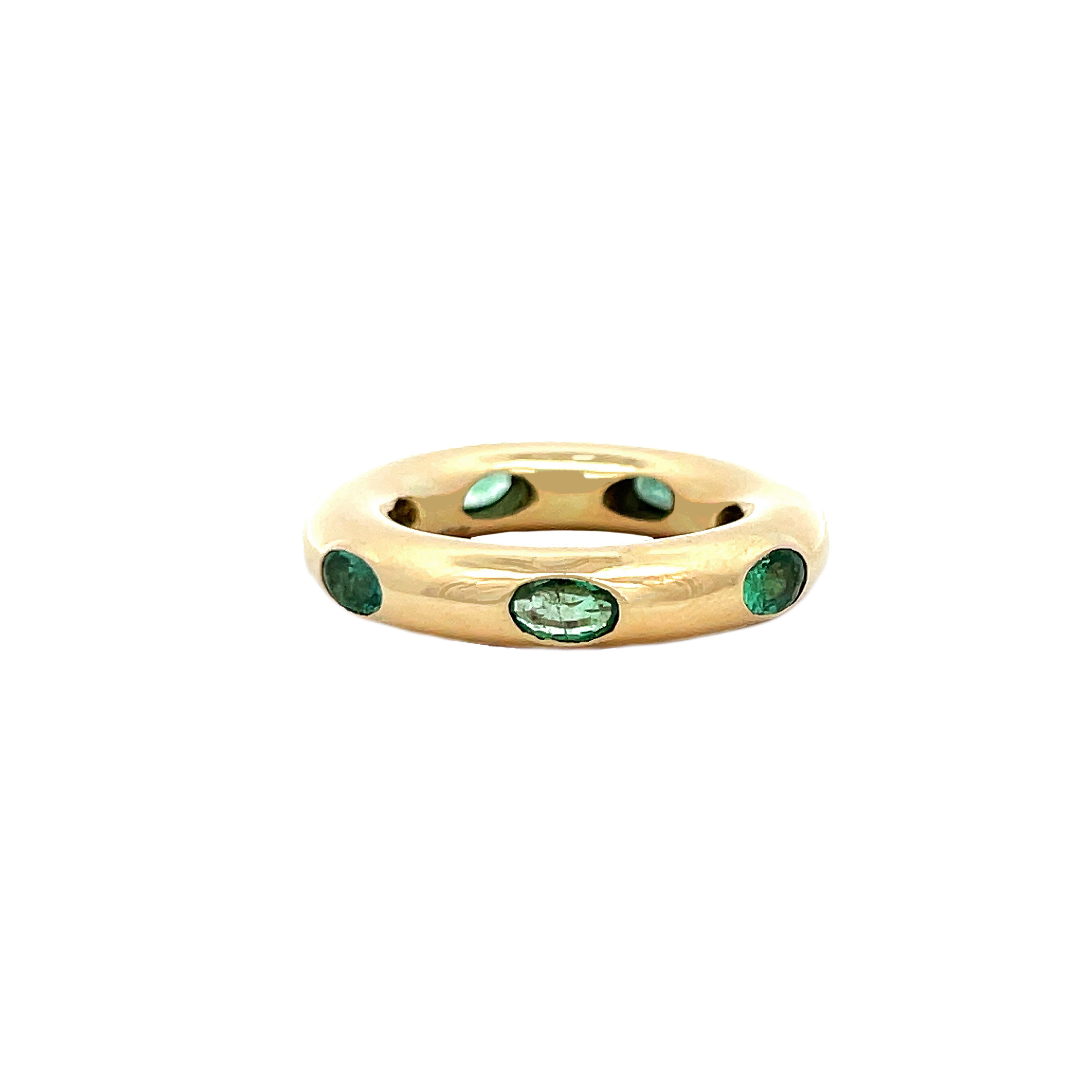 Multi Emerald Ring