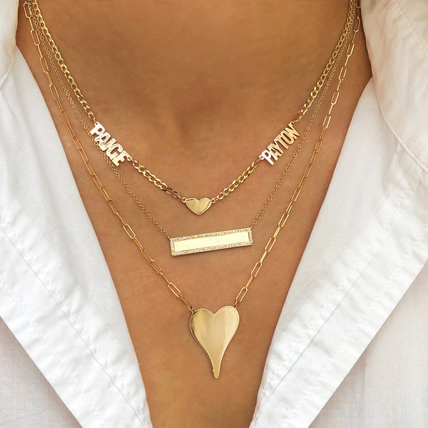 Hoda kotb outlet gold bar necklace