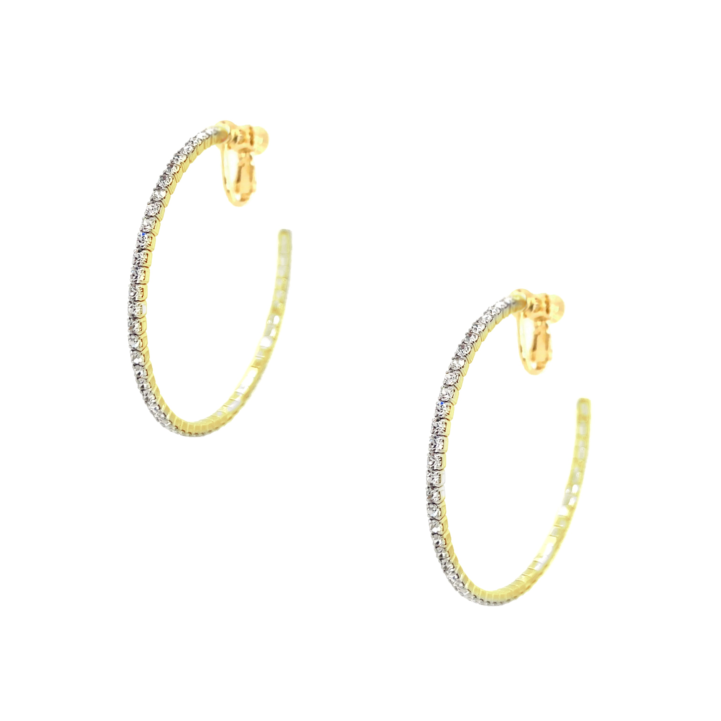Medium Hoop Clip On Earrings