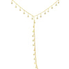 Yellow Gold Mini Star Lariat Necklace  Yellow Gold Plated Over Silver Star: 0.15" Diameter Chain: 16-18" Long with 5.5" Drop