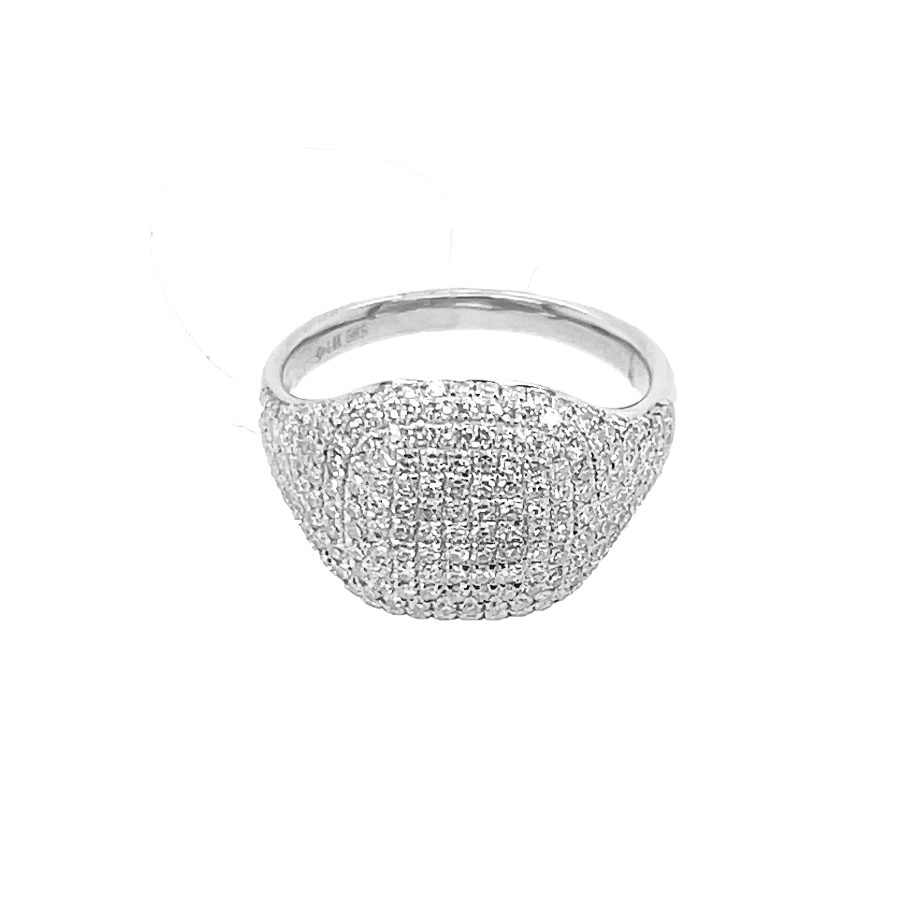 Diamond Pinky Ring