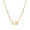 Initial Curb Chain Choker Necklace  14K Yellow Gold Chain: 14" Length Letter: 10MM Diameter  Please allow up to 4 weeks for delivery.