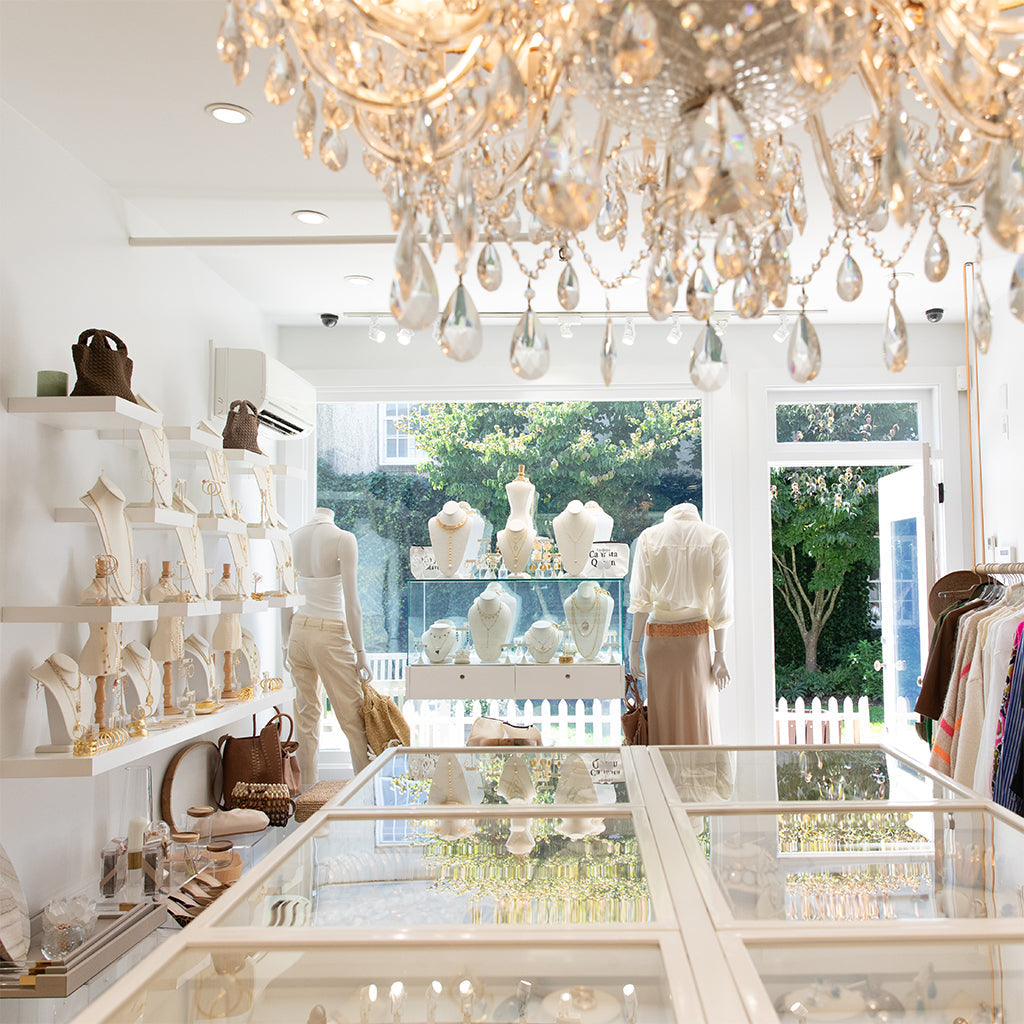 Inside Jennifer Miller Jewelry store.