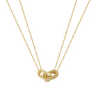CZ Link Bar Pendant Double Chain Necklace

Yellow Gold Plated Over Silver
Link Pendant: 0.75" Wide
16-18" Adjustable Length