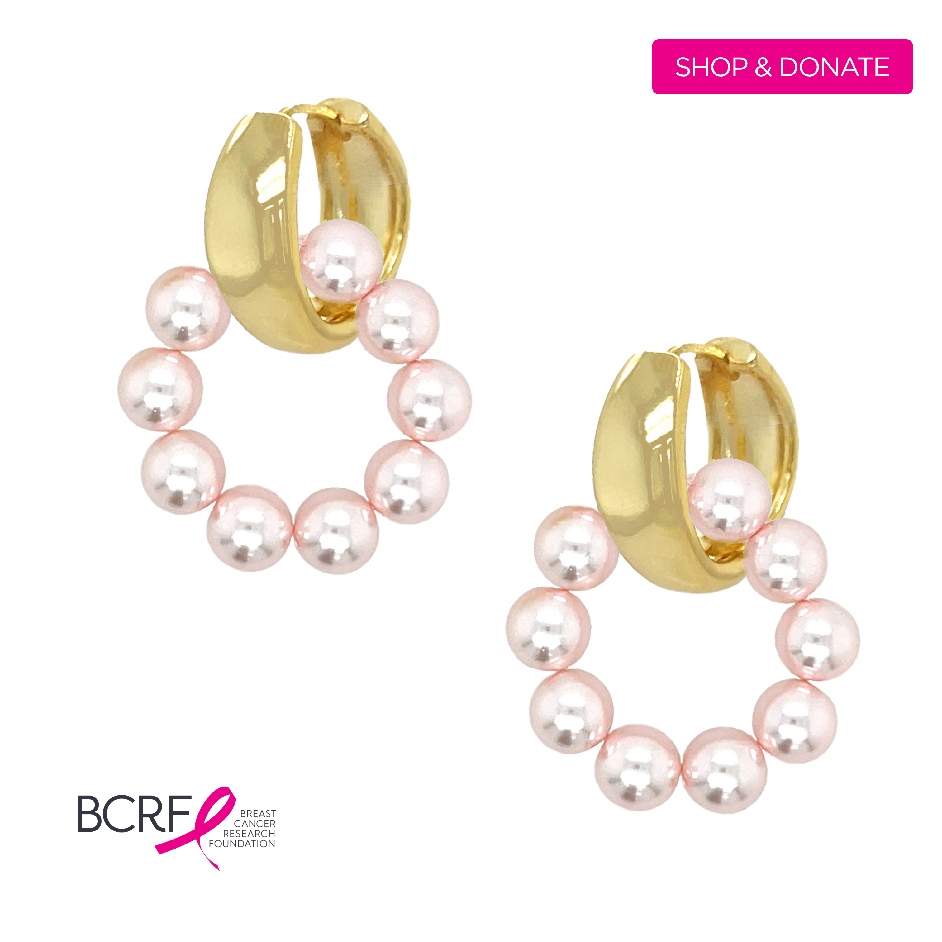 Pink Pearl Hoop Huggie Pierced Earrings

Elevate your ear party with our Pearl Hoop Huggie Earrings, where timeless elegance meets contemporary design. These refined hoops showcase luminous pink pearls gracefully suspended from polished gold hoops, featuring an innovative removable huggie that offers multiple styling possibilities. Perfect for anyone who appreciates versatility without compromising on sophistication.

This October, 20% of the purchase price of products from the 2025 Hope Collection will be 