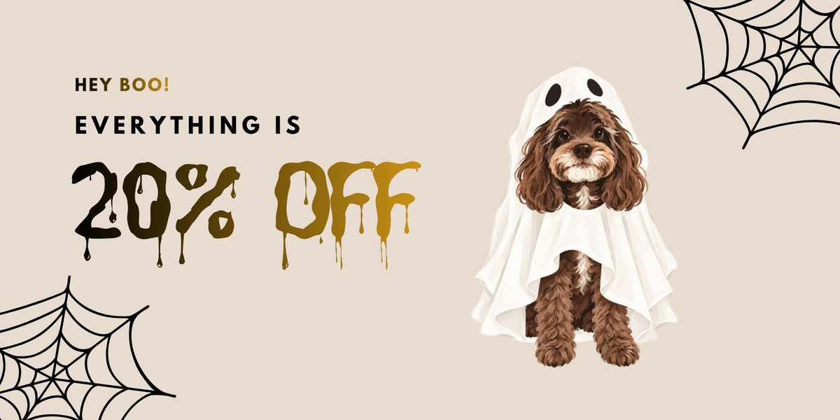 Everything is 20% off, use code treat20