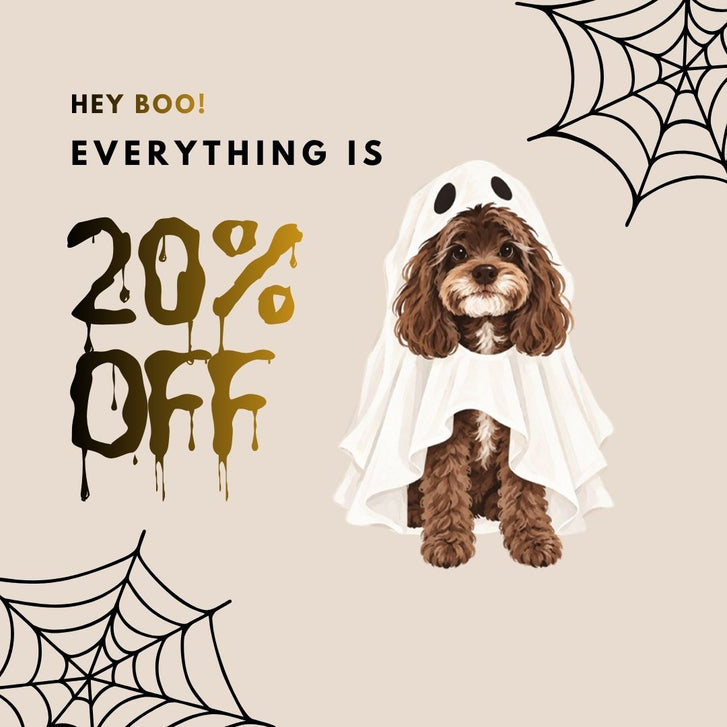Everything is 20% off, use code treat20