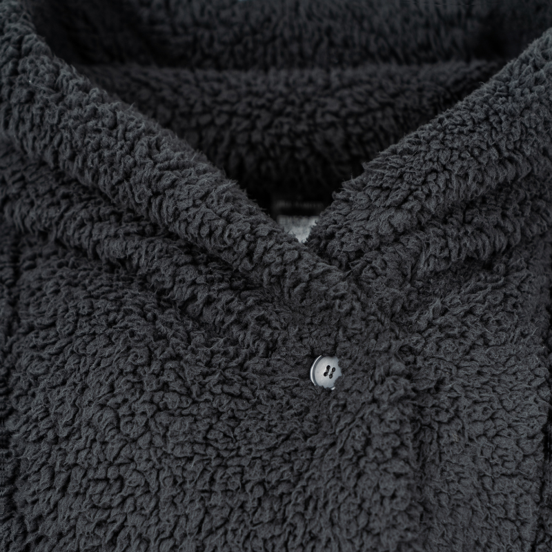 The Warrior Cropped Lounger is more than loungewear—it’s a lifestyle. I designed it in plush sherpa to be worn 24/7, 365 days a year, from couchside to courtside and everywhere in between. For me, it’s a true badge of comfort and strength—there for every moment I choose to thrive.&nbsp; Show here in Black.


Product Details &amp; Care Instructions:

Fabrication: 100% Polyester, Sherpa
Features: Sherpa, Hood, Button Front-Closure, Rib Cuffs with Thumbholes
Fit: Relaxed Fit: Generously Cut with Maximum Wearin