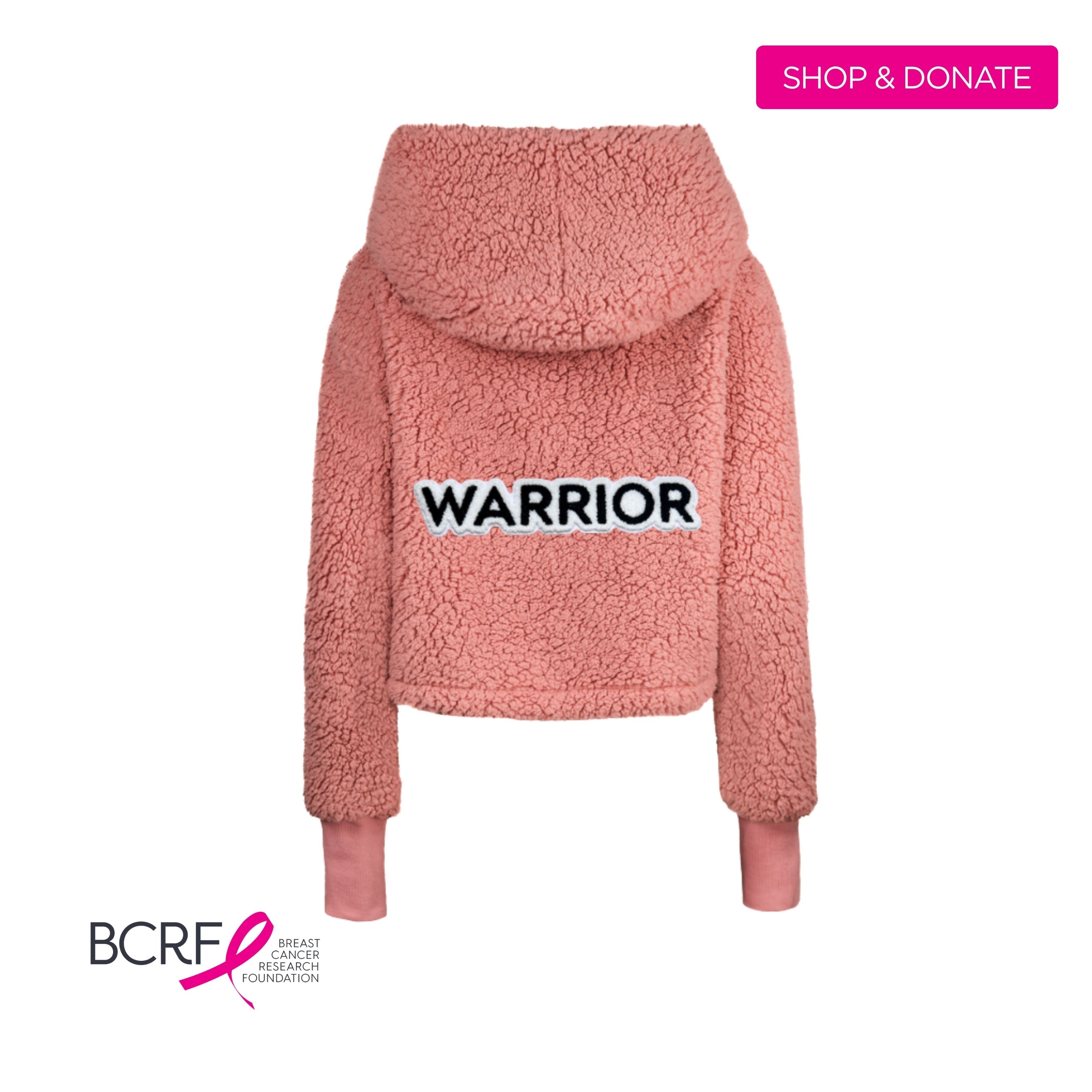 The Warrior Cropped Lounger is more than loungewear—it’s a lifestyle. I designed it in plush sherpa to be worn 24/7, 365 days a year, from couchside to courtside and everywhere in between. For me, it’s a true badge of comfort and strength—there for every moment I choose to thrive.&nbsp;Show here in Romantic Rose.


Product Details &amp; Care Instructions:

Fabrication: 100% Polyester, Sherpa
Features: Sherpa, Hood, Button Front-Closure, Rib Cuffs with Thumbholes
Fit: Relaxed Fit: Generously Cut with Maximum