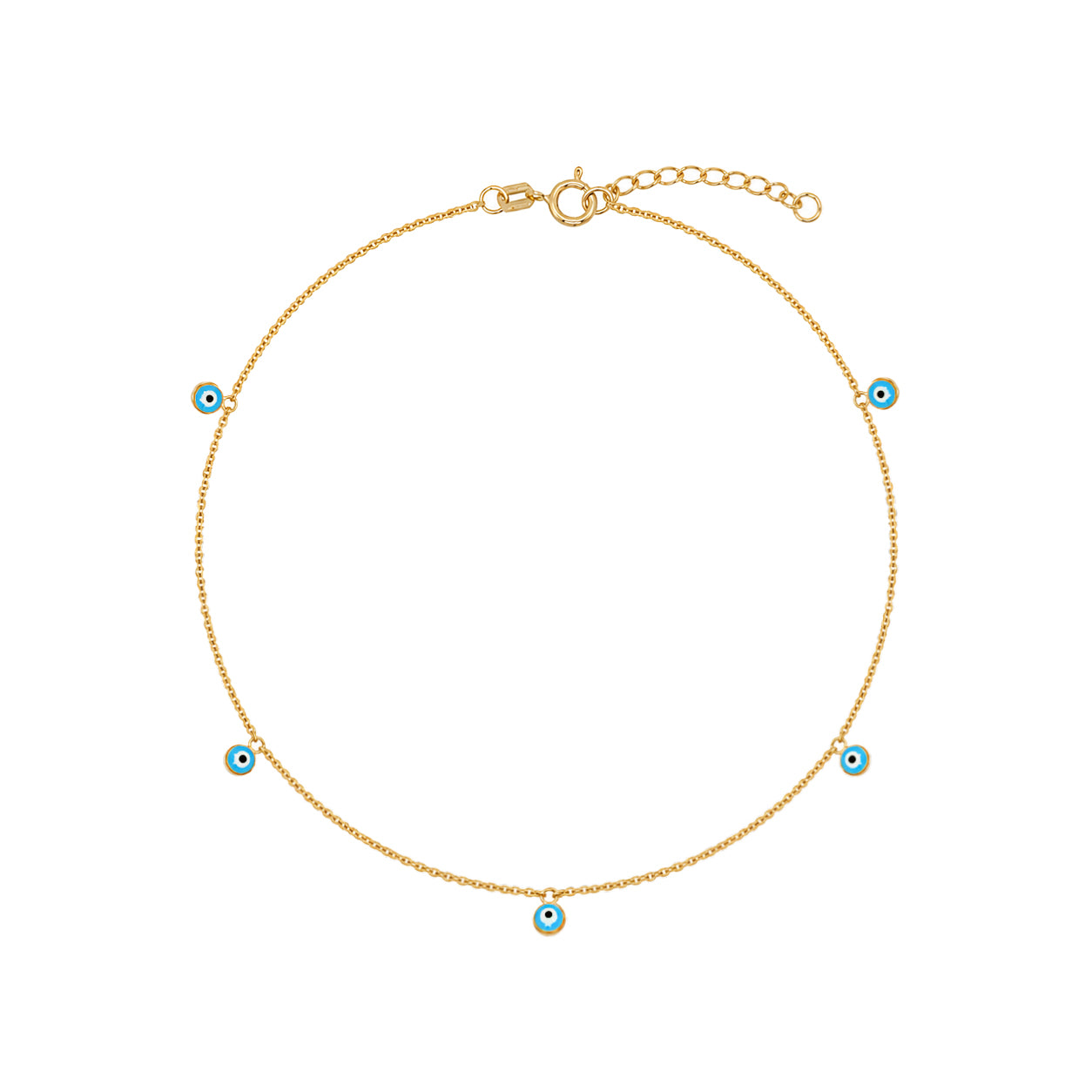Evel Eye Drops Anklet