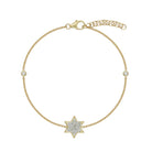 14K Gold Diamond Star Of David Bezel Bracelet

14K Yellow Gold
0.15 Diamond Carat Weight

6-7" Adjustable Length
Star: 0.45" Long 0.50" Wide
Bezel: 0.10" Width