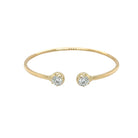 Round Diamond Ends Open Bangle Bracelet

14K Yellow Gold
1.65 Lab Diamond Carat Weight
0.30" Wide
