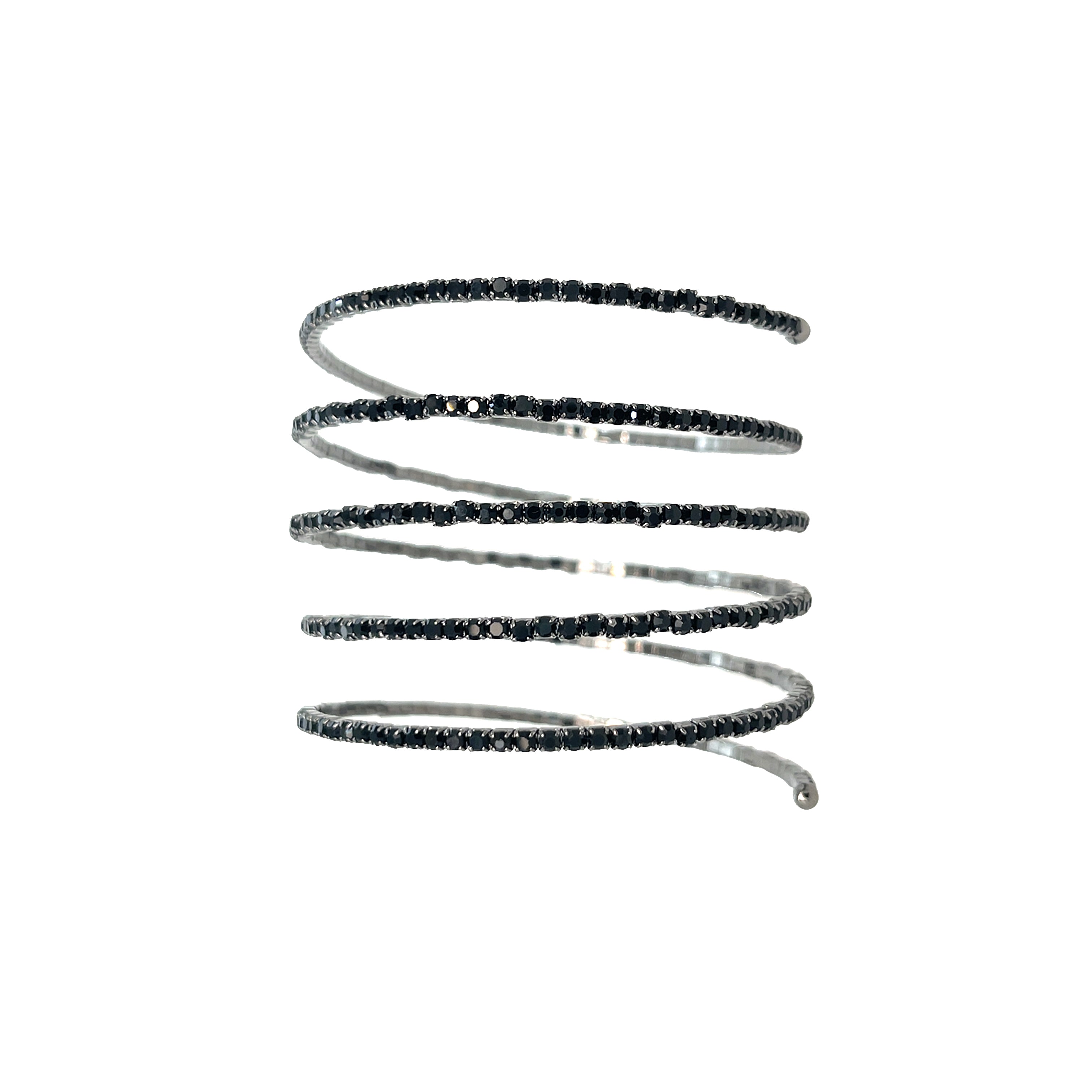 CZ 5 Row Elastic Bangle Bracelet

Oxidized Plating

0.45" Wide

While supplies last. All Deals Of The Day sales are FINAL SALE.