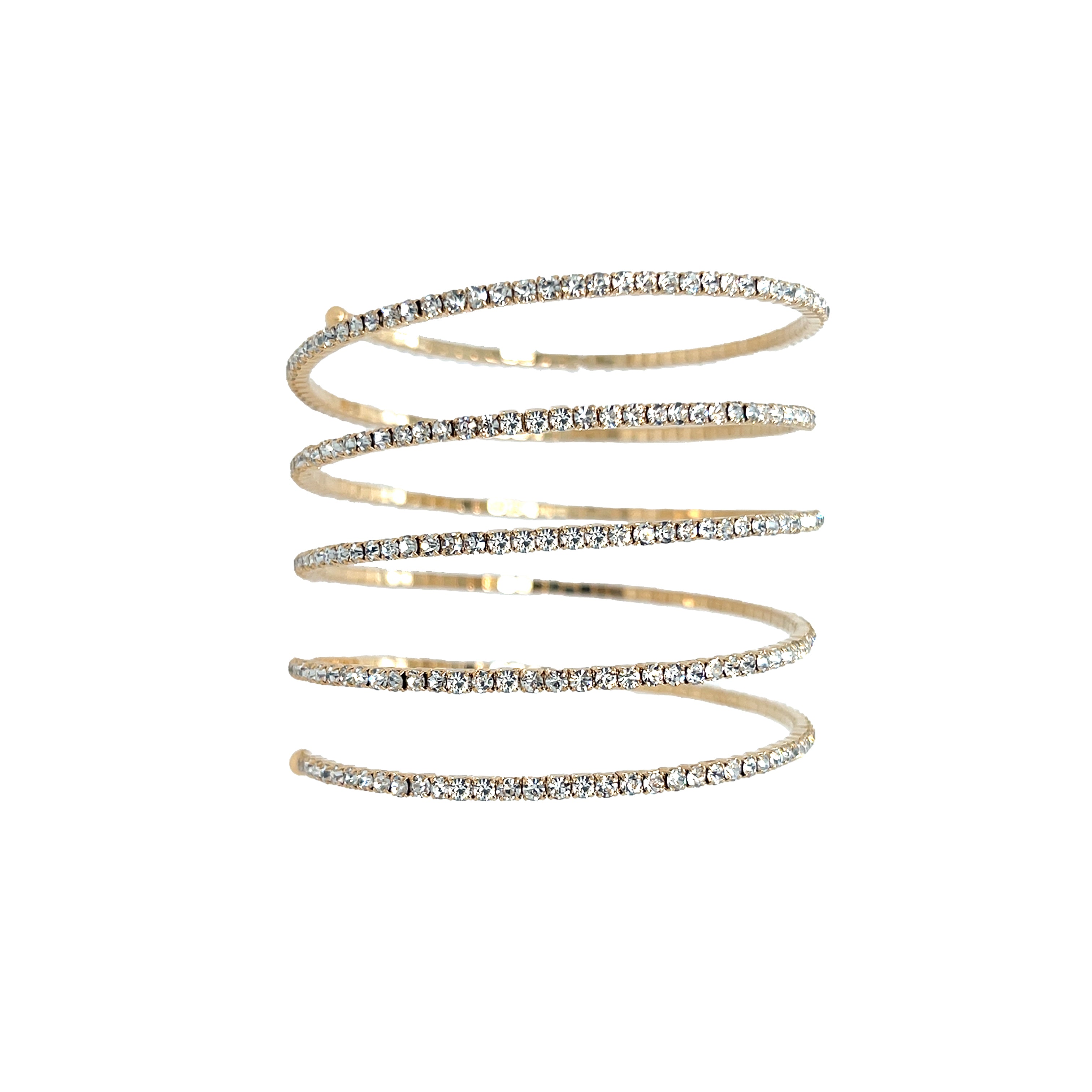 CZ 5 Row Elastic Bangle Bracelet

Yellow Gold Plated

0.45" Wide

While supplies last. All Deals Of The Day sales are FINAL SALE.