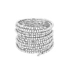 Coil Square Bead Wrap Bracelet

A modern essential with timeless appeal. This beaded wrap bracelet features polished beads that create a chic layered look in one easy-to-wear piece. Lightweight, versatile, and full of shine, it's perfect for everyday styling.

White Gold Plated
1.62” Width
Flexible Coil Opening