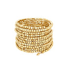 Coil Square Bead Wrap Bracelet

A modern essential with timeless appeal. This gold beaded wrap bracelet features polished beads that create a chic layered look in one easy-to-wear piece. Lightweight, versatile, and full of shine, it's perfect for everyday styling.

Yellow Gold Plated
1.62” Width
Flexible Coil Opening