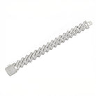 Baguette Link Chain Bracelet&nbsp;

White Gold Plated
Cubic Zirconia
0.72" Wide
7" Length