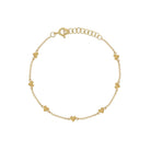 Multi Mini Heart Chain Bracelet

This delicate gold chain bracelet, dotted with tiny heart accents, adds a subtle, playful touch to any look. Perfect for stacking or wearing on its own, it pairs effortlessly with other gold pieces and brings a soft, feminine detail to any outfit.

14K&nbsp;Yellow Gold
15"x15" Heart Size
6-7" Length