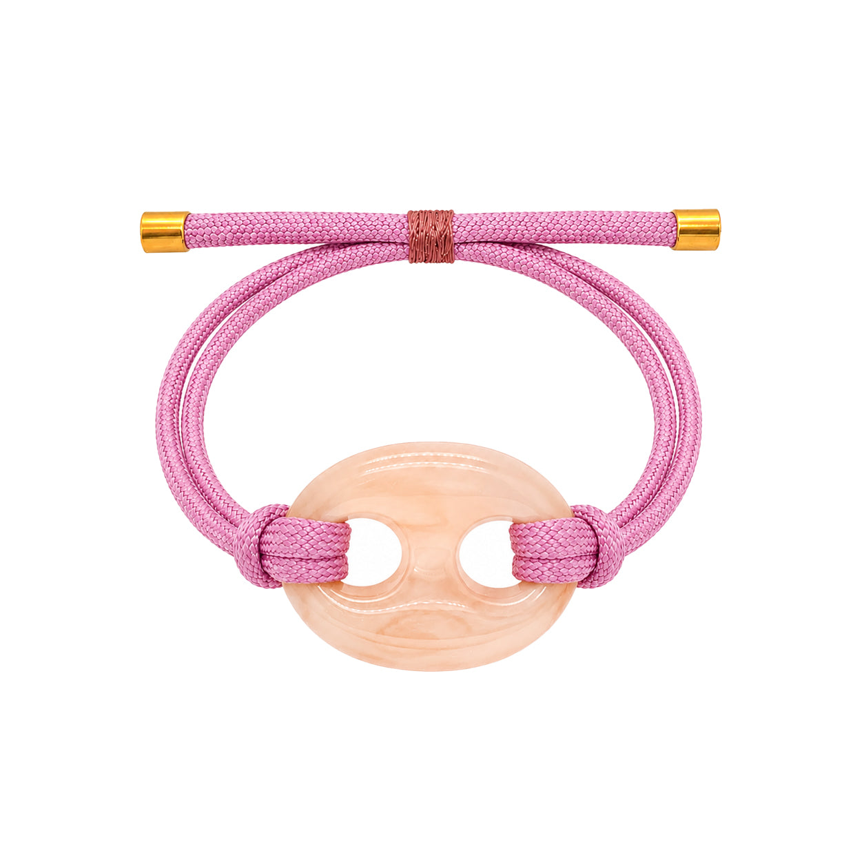 Mariner Link Rope Bracelet

Bright, playful, and endlessly stackable. The Adjustable Mariner Link Rope Bracelet pairs a glossy mariner link with vibrant rope cords for a fresh take on everyday style. Finished with an adjustable closure and yellow gold plated accents, it's the perfect pop of color for any wrist stack. Available in vibrant colors to complement every outfit.

Yellow Gold Plated
Link: 1.5" Long X 1.8" Wide
Adjustable sliding closure