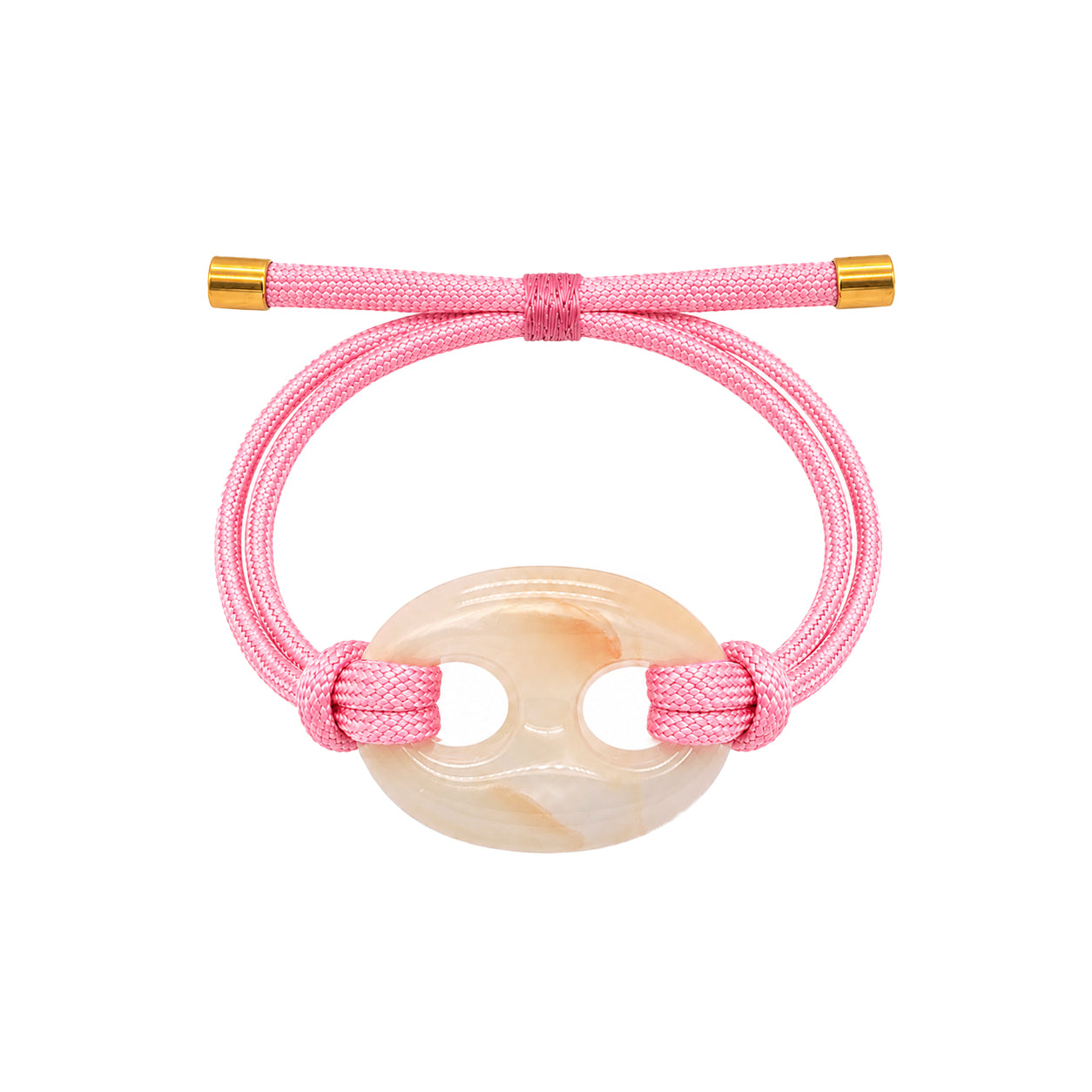 Mariner Link Rope Bracelet

Bright, playful, and endlessly stackable. The Adjustable Mariner Link Rope Bracelet pairs a glossy mariner link with vibrant rope cords for a fresh take on everyday style. Finished with an adjustable closure and yellow gold plated accents, it's the perfect pop of color for any wrist stack. Available in vibrant colors to complement every outfit.

Yellow Gold Plated
Link: 1.5" Long X 1.8" Wide
Adjustable sliding closure