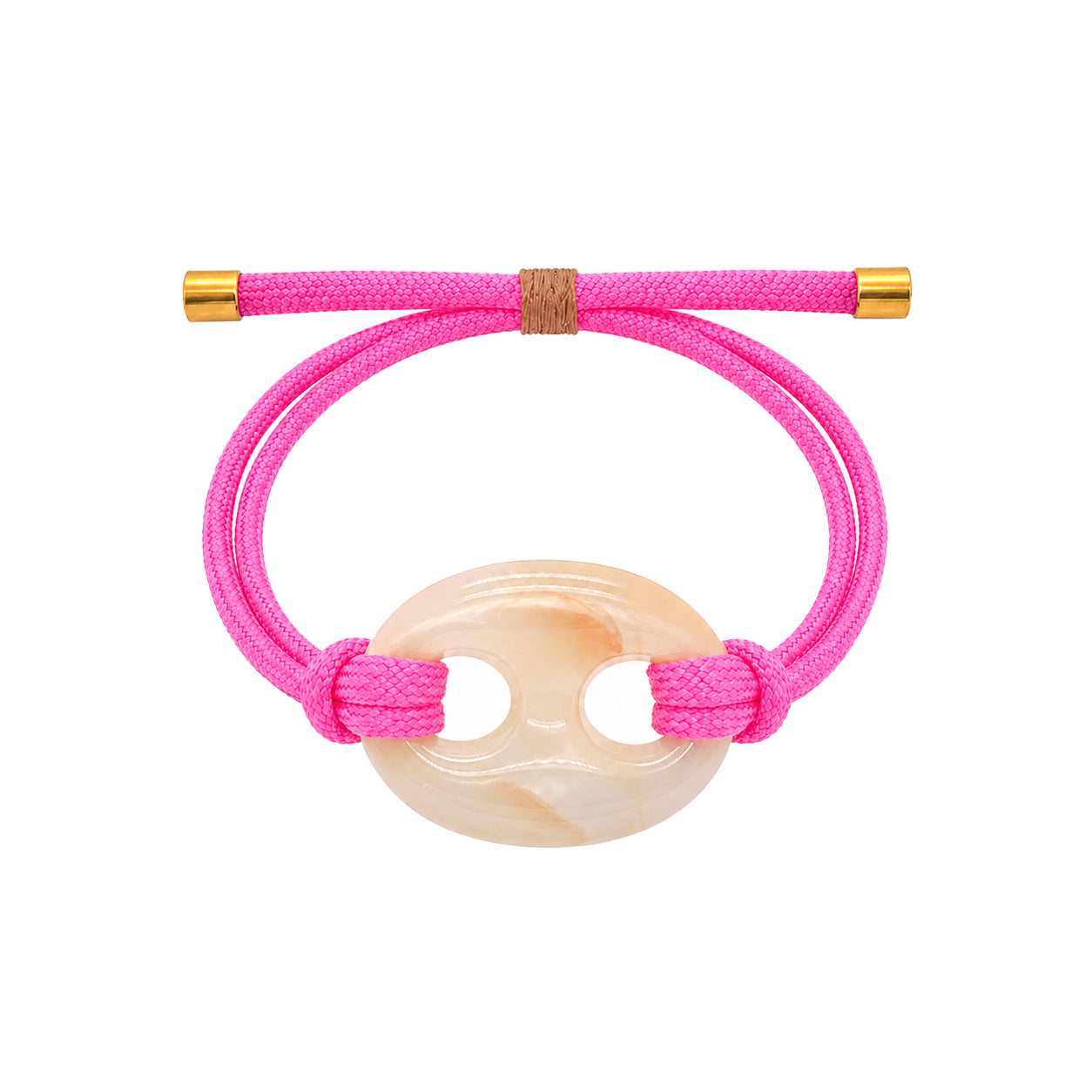 Mariner Link Rope Bracelet

Bright, playful, and endlessly stackable. The Adjustable Mariner Link Rope Bracelet pairs a glossy mariner link with vibrant rope cords for a fresh take on everyday style. Finished with an adjustable closure and yellow gold plated accents, it's the perfect pop of color for any wrist stack. Available in vibrant colors to complement every outfit.

Yellow Gold Plated
Link: 1.5" Long X 1.8" Wide
Adjustable sliding closure