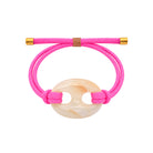 Mariner Link Rope Bracelet

Bright, playful, and endlessly stackable. The Adjustable Mariner Link Rope Bracelet pairs a glossy mariner link with vibrant rope cords for a fresh take on everyday style. Finished with an adjustable closure and yellow gold plated accents, it's the perfect pop of color for any wrist stack. Available in vibrant colors to complement every outfit.

Yellow Gold Plated
Link: 1.5" Long X 1.8" Wide
Adjustable sliding closure