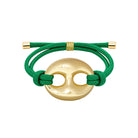Adjustable Gold Mariner Link Bracelet

Bright, playful, and endlessly stackable. The Adjustable Gold Mariner Link Bracelet pairs a yellow gold plated mariner link and adjustable closure with vibrant rope cords for a fresh take on everyday style. It's the perfect pop of color for any wrist stack. Available in vibrant colors to complement every outfit.

Yellow Gold Plated
Link: 1.5" Long X 1.8" Wide
Adjustable sliding closure