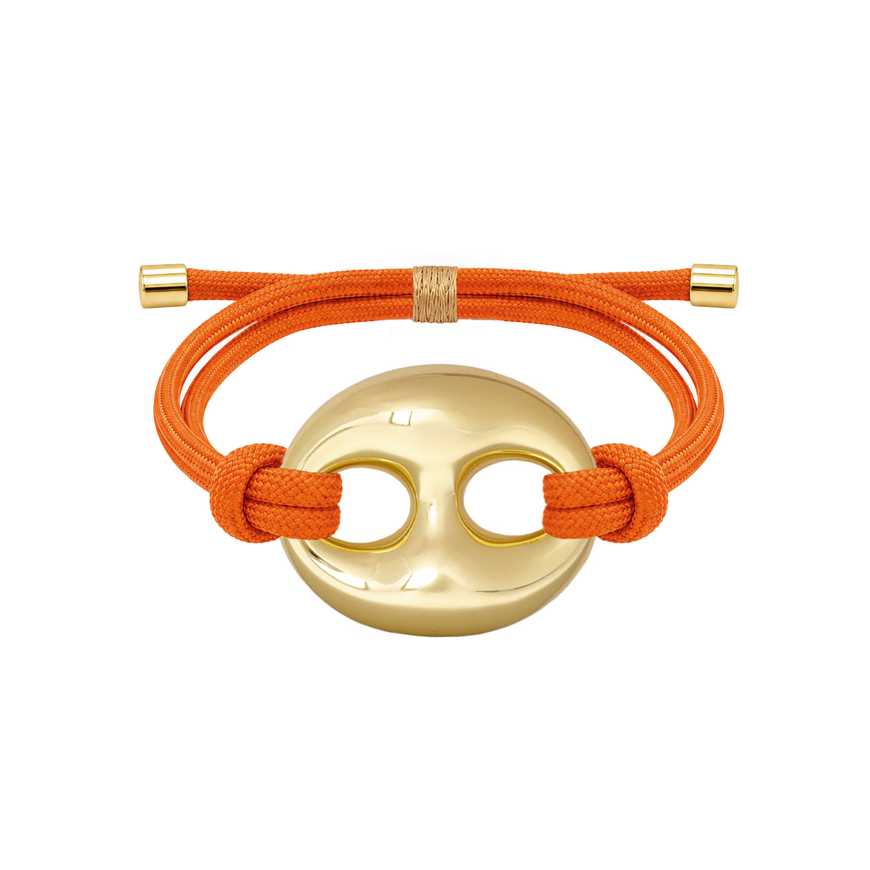 Adjustable Gold Mariner Link Bracelet

Bright, playful, and endlessly stackable. The Adjustable Gold Mariner Link Bracelet pairs a yellow gold plated mariner link and adjustable closure with vibrant rope cords for a fresh take on everyday style. It's the perfect pop of color for any wrist stack. Available in vibrant colors to complement every outfit.

Yellow Gold Plated
Link: 1.5" Long X 1.8" Wide
Adjustable sliding closure