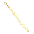 <p>I Love You Link Bracelet</p> <ul> <li>Yellow Gold Plated Over Silver</li> <li>0.5" Wide</li> <li>7" Length</li> </ul> <p>&nbsp;</p>