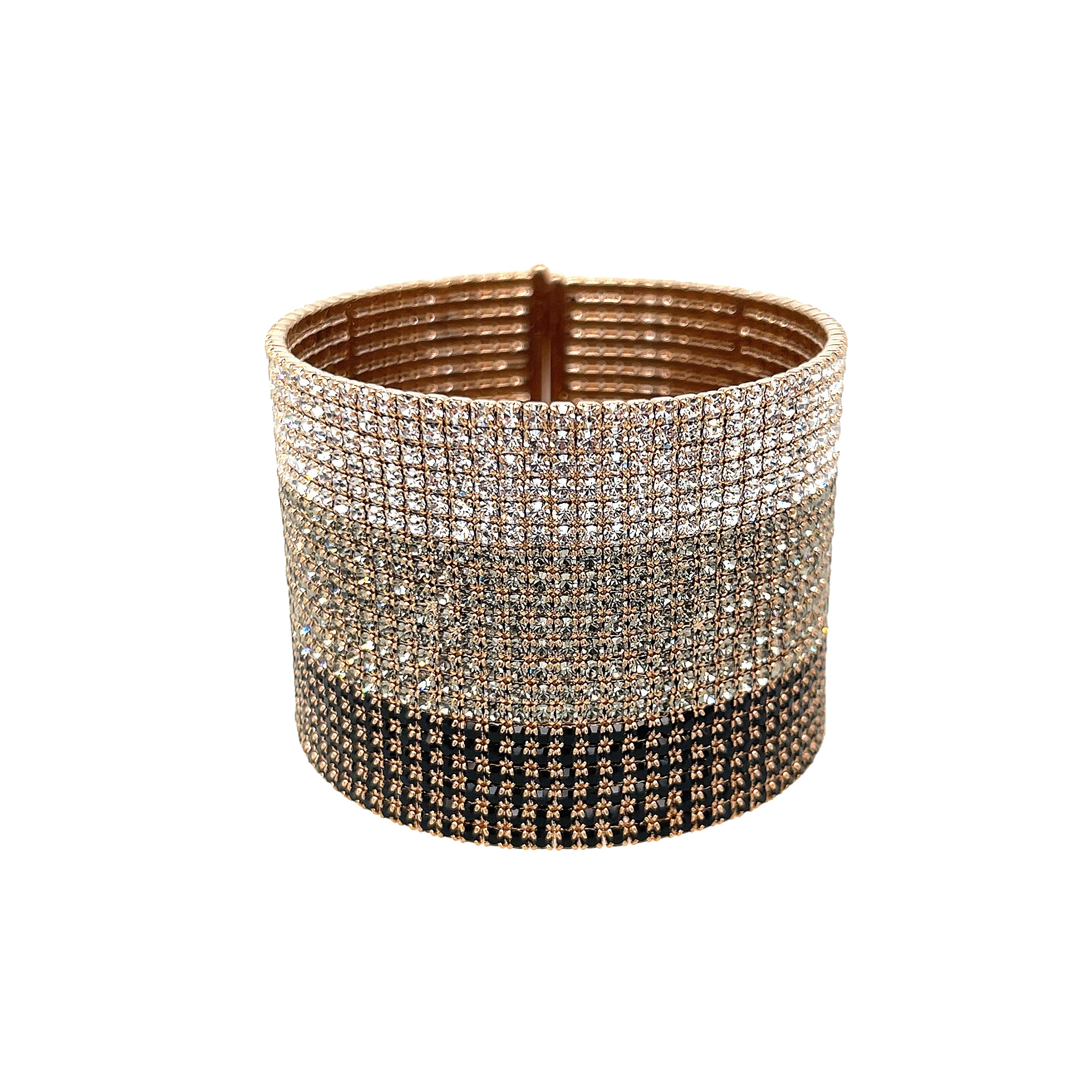 CZ Multi Brown 20-Row Flex Bangle Bracelet

Add a touch of edge to your look with our Multi Brown Flex Bracelet. The unique cuff design and tri-color finish will have you standing out from the crowd. Mix and match it with your favorite pieces!

Yellow Gold Plated
1.75" Wide