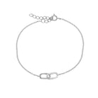 <p>Pave CZ Link Bracelet</p> <ul> <li>White Gold Plated Over Silver</li> <li>Center Links: 0.52" Wide</li> <li>6.5-7.5" Adjustable Length</li> </ul> <p><span style="color: #ff2a00;">While supplies last. All Deals Of The Day sales are FINAL SALE.</span></p>